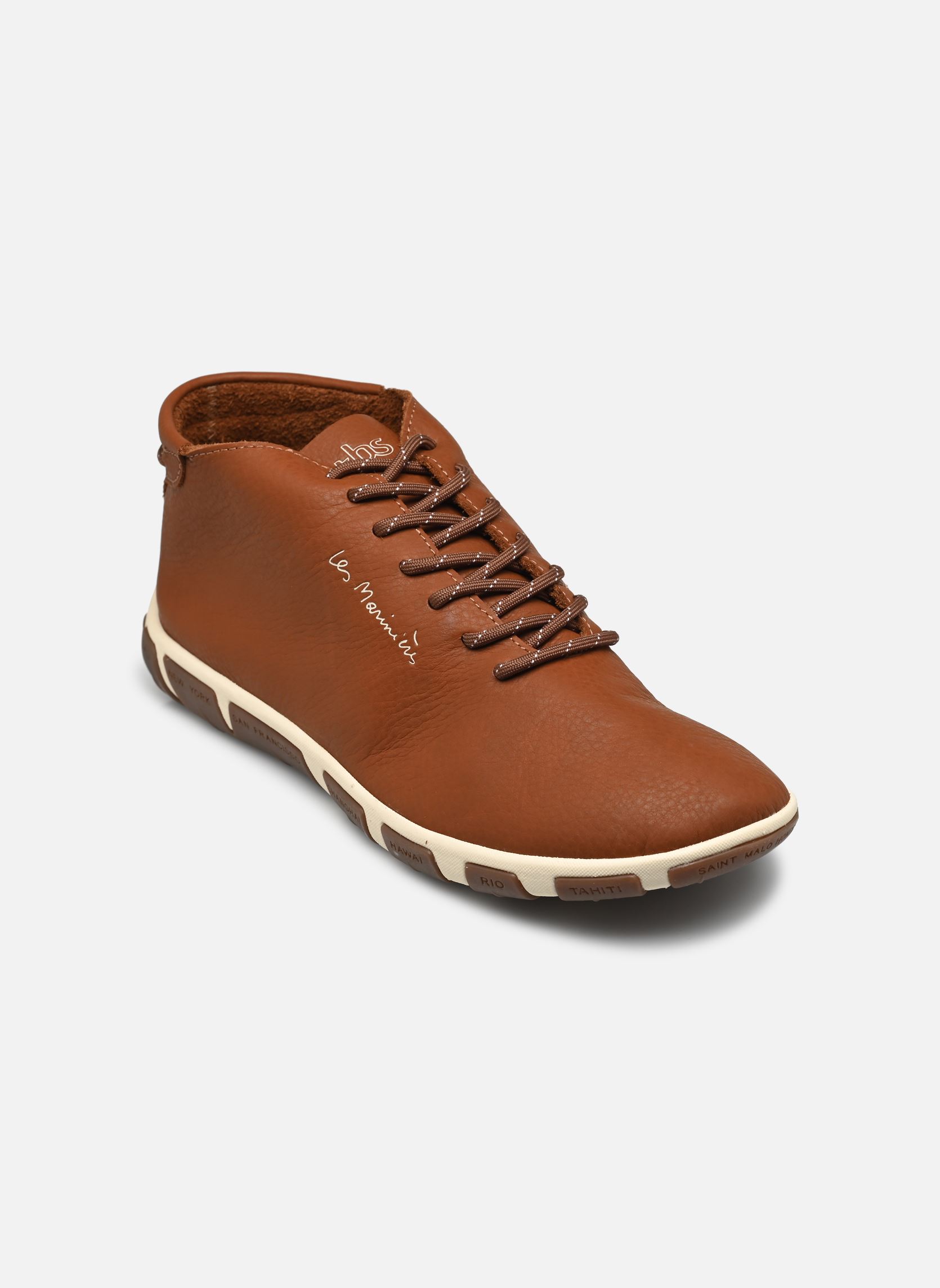 Baskets montantes Juhayna femme marron TBS Baskets montantes Juhayna femme marron PECAN