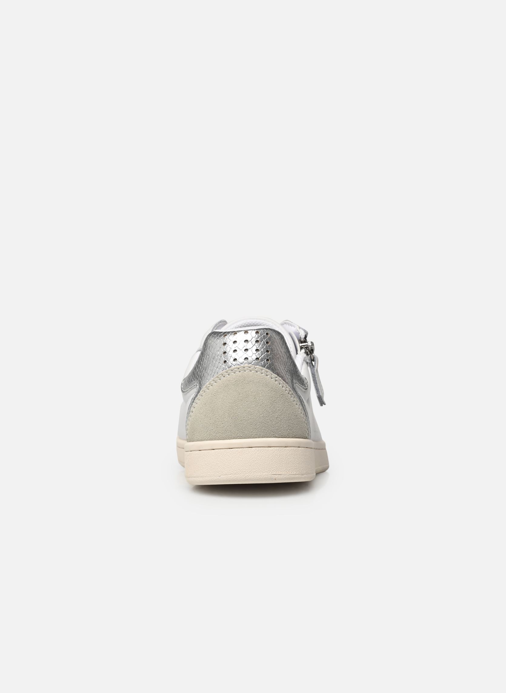Lage sneakers Lagazip dames wit TBS Lage sneakers Lagazip dames wit BLANC + ARGENT