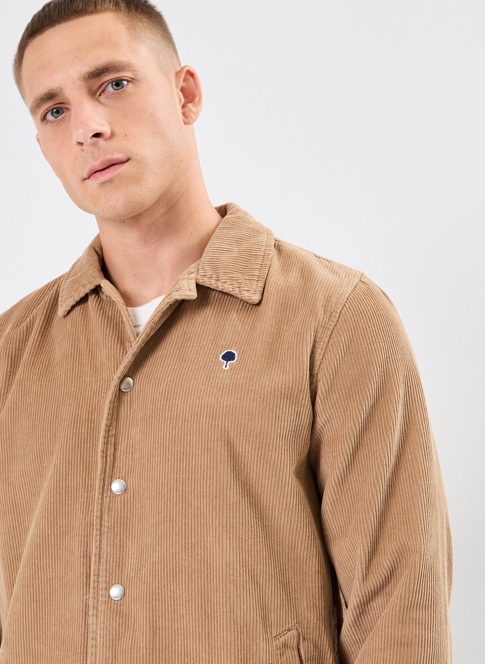 Bomberjacken Sologne Jacket Cotton herren beige Faguo Bomberjacken Sologne Jacket Cotton herren beige BEI01