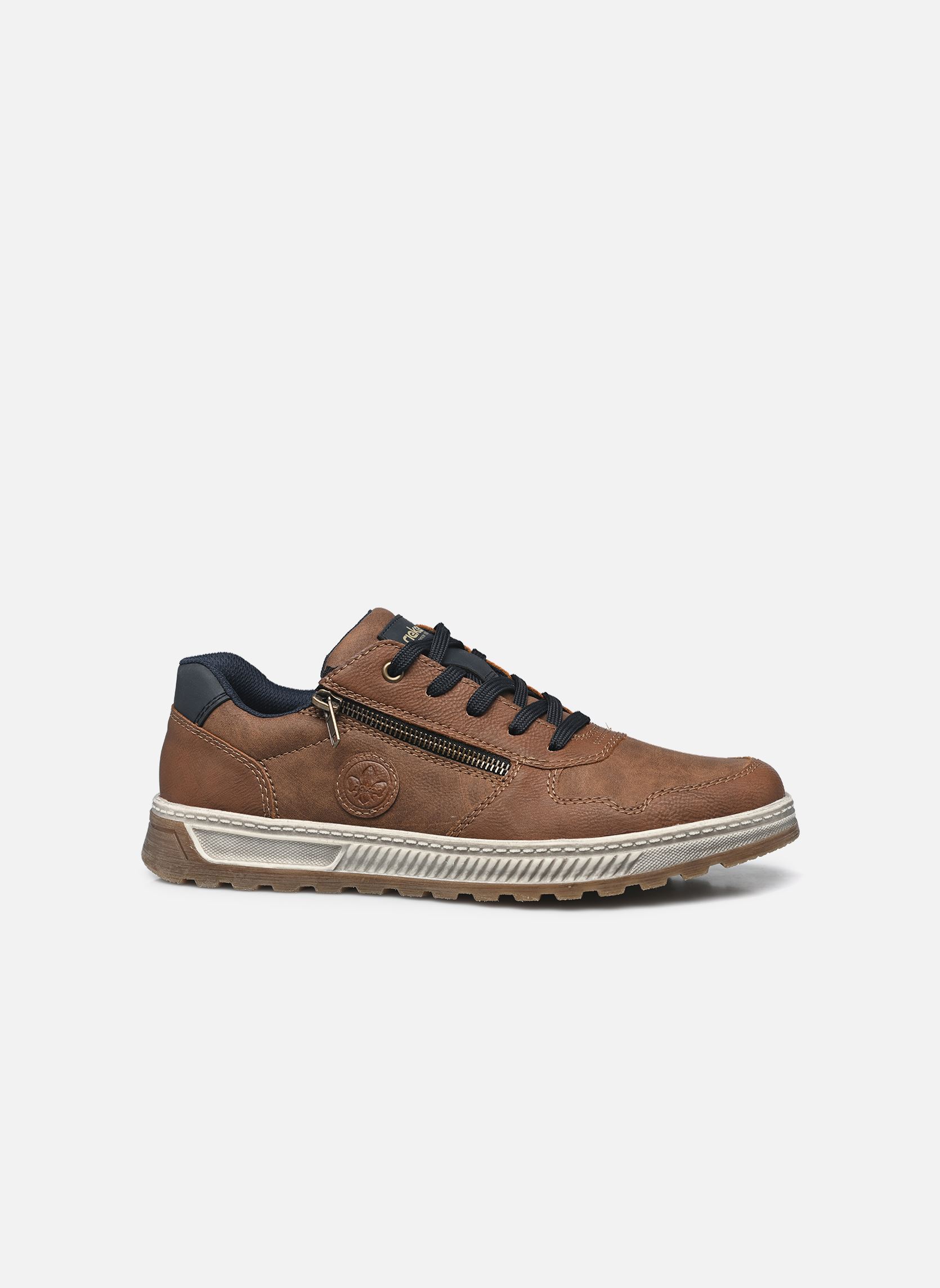 Baskets basses 37029 homme marron Rieker Baskets basses 37029 homme marron MANDEL/FUCHS/DENIM