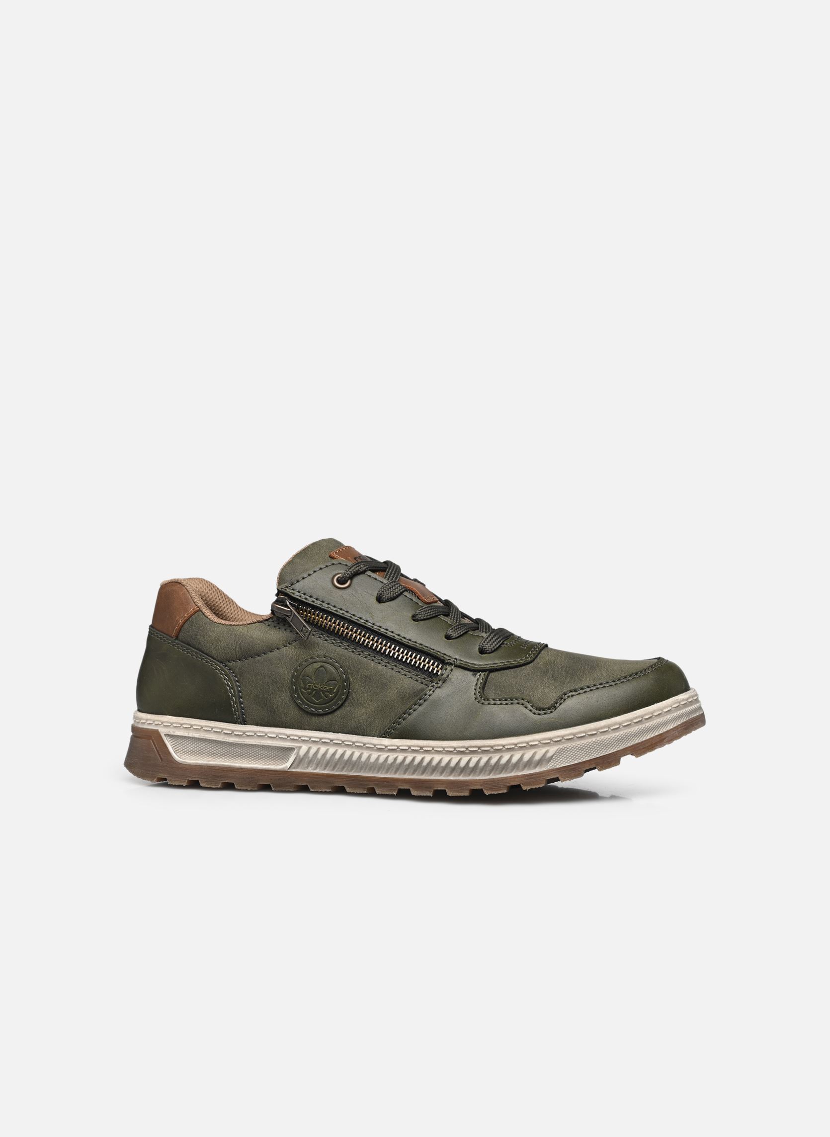 Lage sneakers 37029 heren groen Rieker Lage sneakers 37029 heren groen MOOR/SCHILF/NOCE