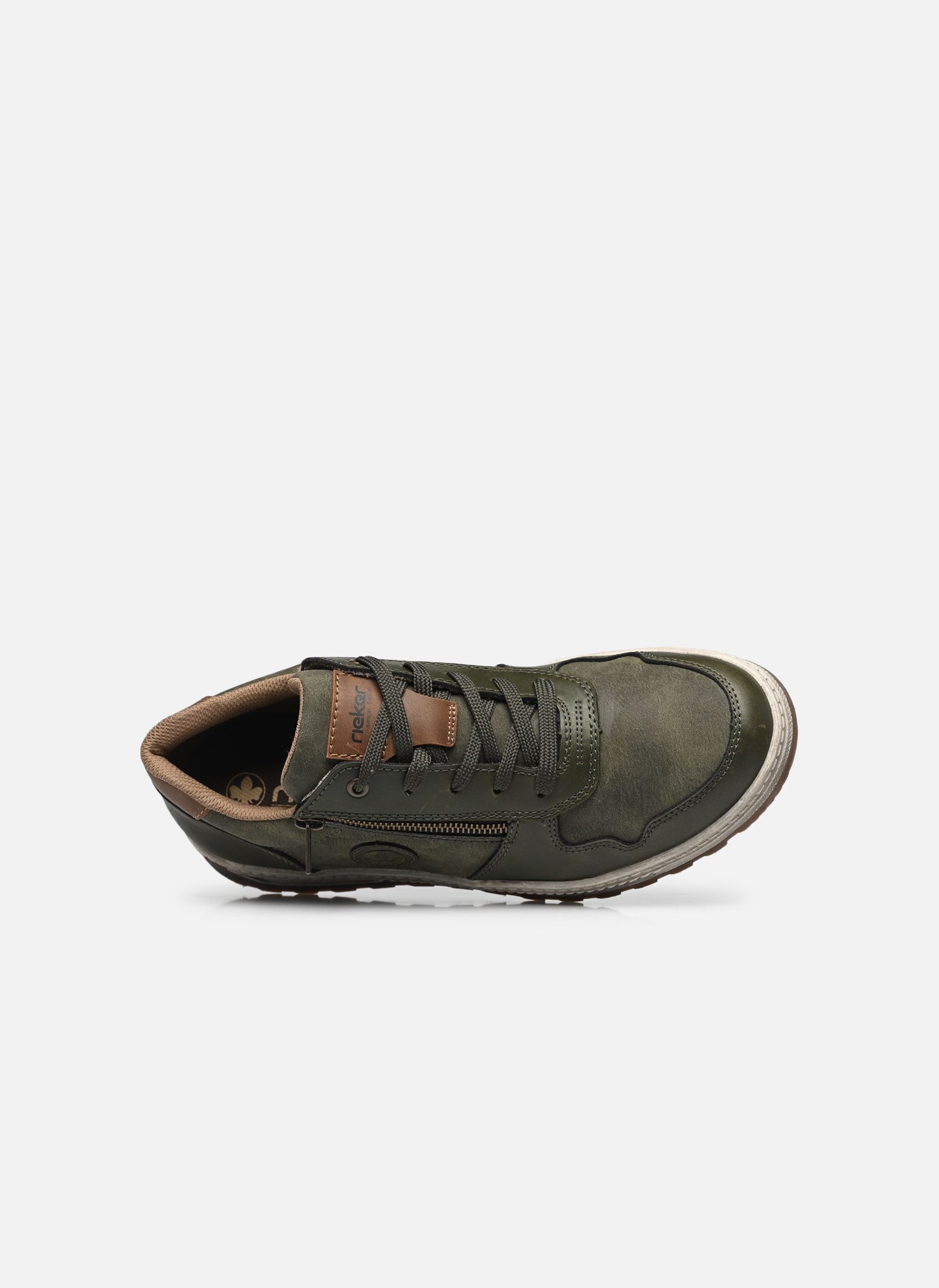 Lage sneakers 37029 heren groen Rieker Lage sneakers 37029 heren groen MOOR/SCHILF/NOCE