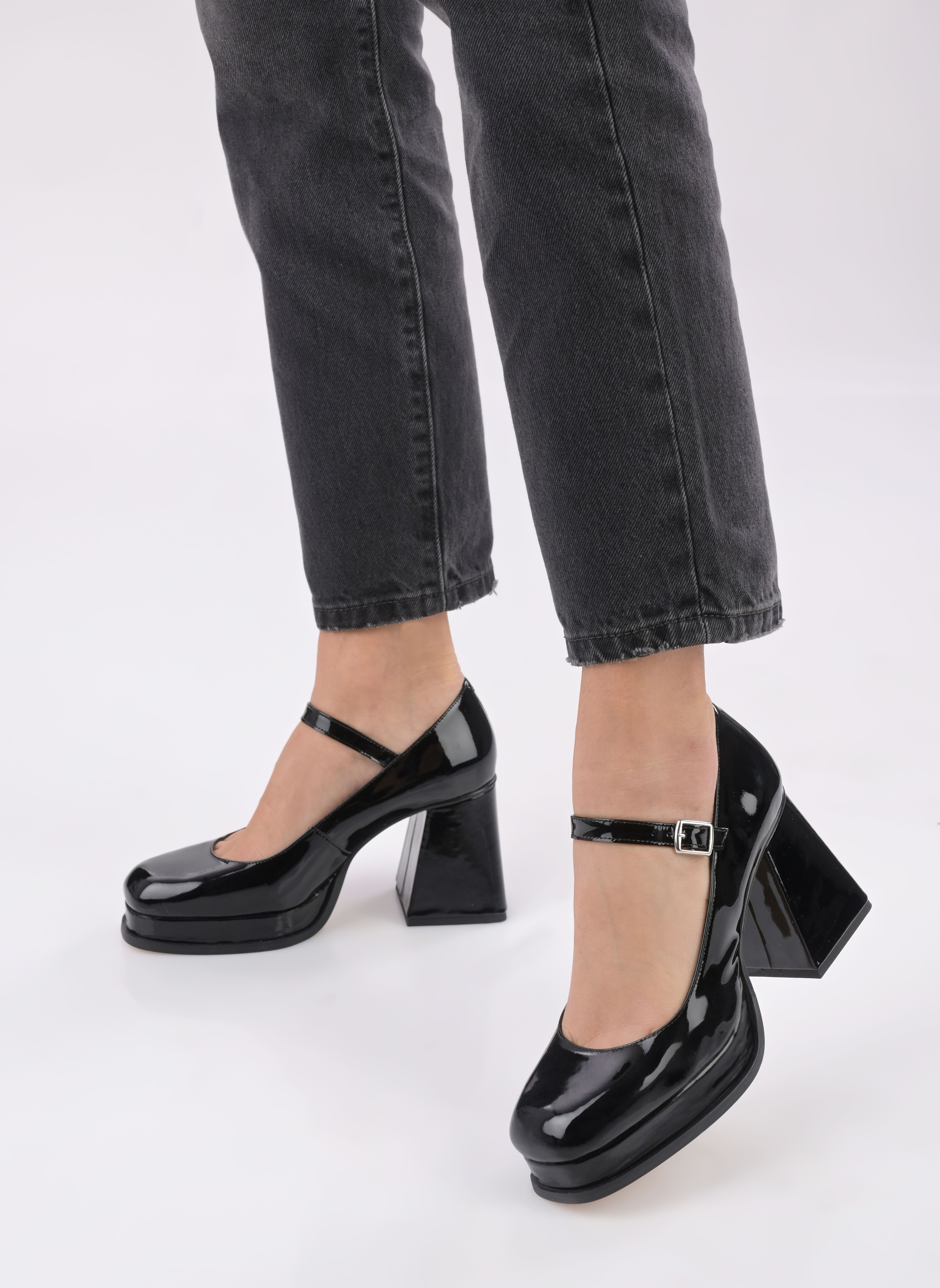 Slingback pumps Elvira - babies plateformes dames zwart Made By Sarenza Slingback pumps Elvira - babies plateformes dames zwart CHAROL NOIR