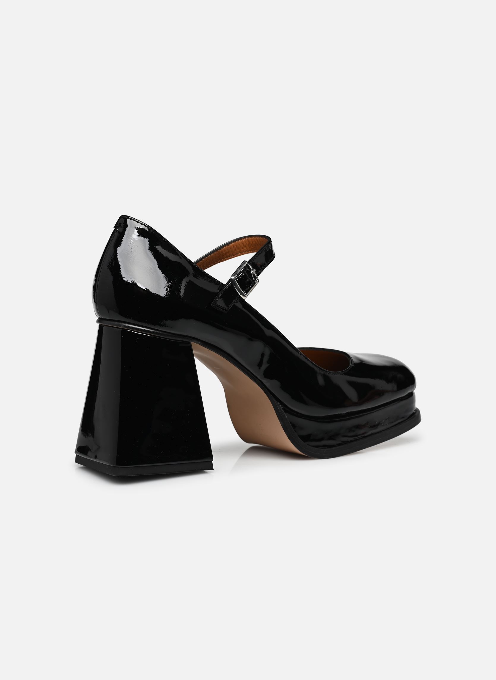 Slingback pumps Elvira - babies plateformes dames zwart Made By Sarenza Slingback pumps Elvira - babies plateformes dames zwart CHAROL NOIR
