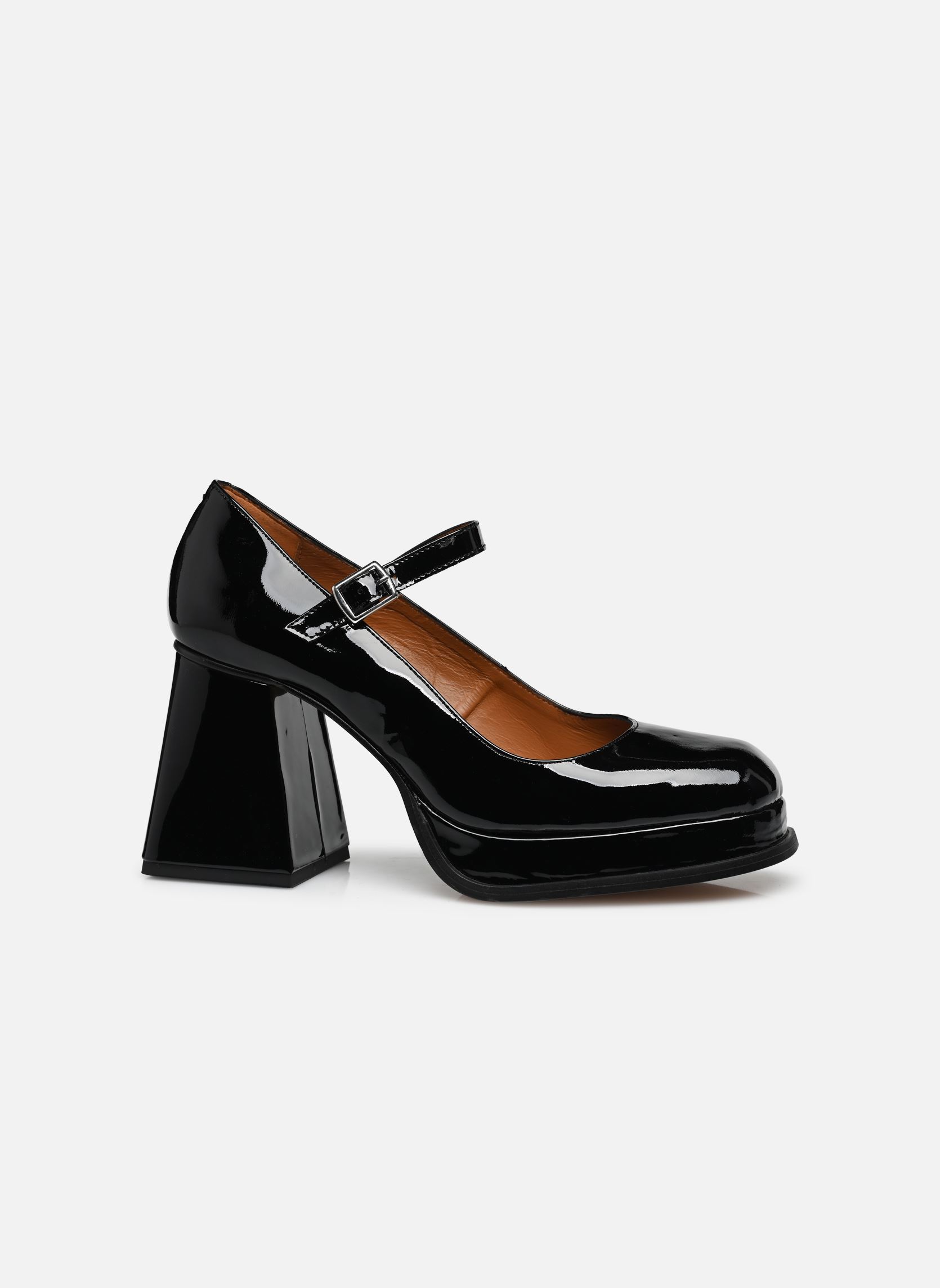 Slingback pumps Elvira - babies plateformes dames zwart Made By Sarenza Slingback pumps Elvira - babies plateformes dames zwart CHAROL NOIR