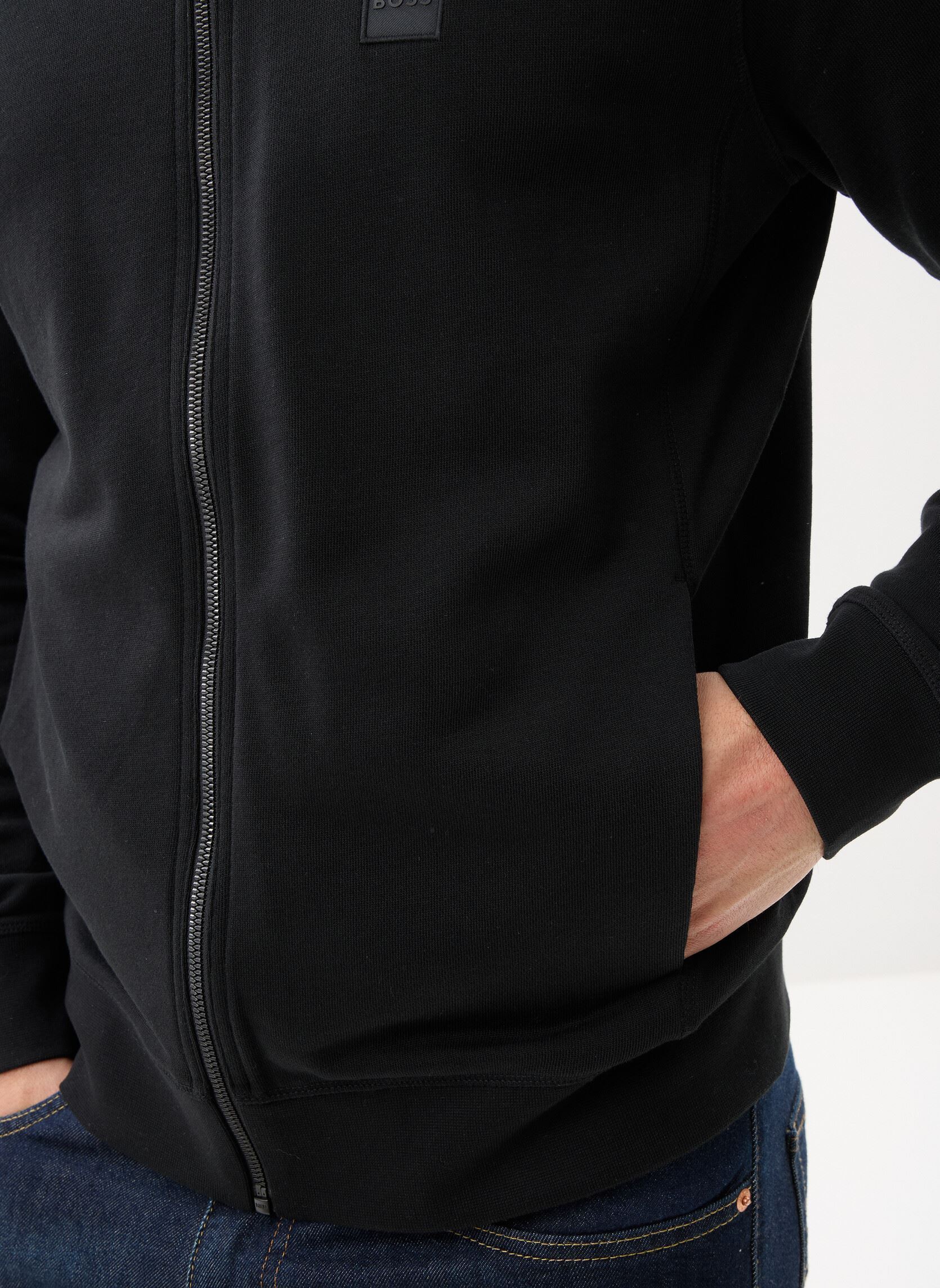 Sweats zippés Zestart homme noir BOSS Sweats zippés Zestart homme noir 001-BLACK
