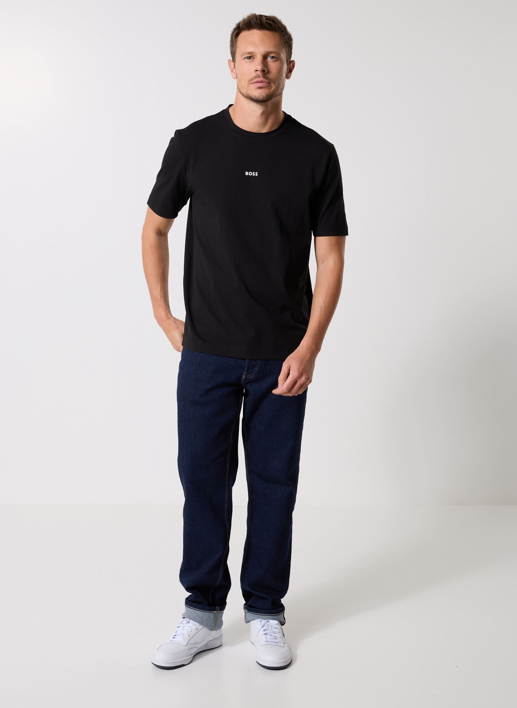 Tee-shirts Tchup homme noir BOSS Tee-shirts Tchup homme noir 001
