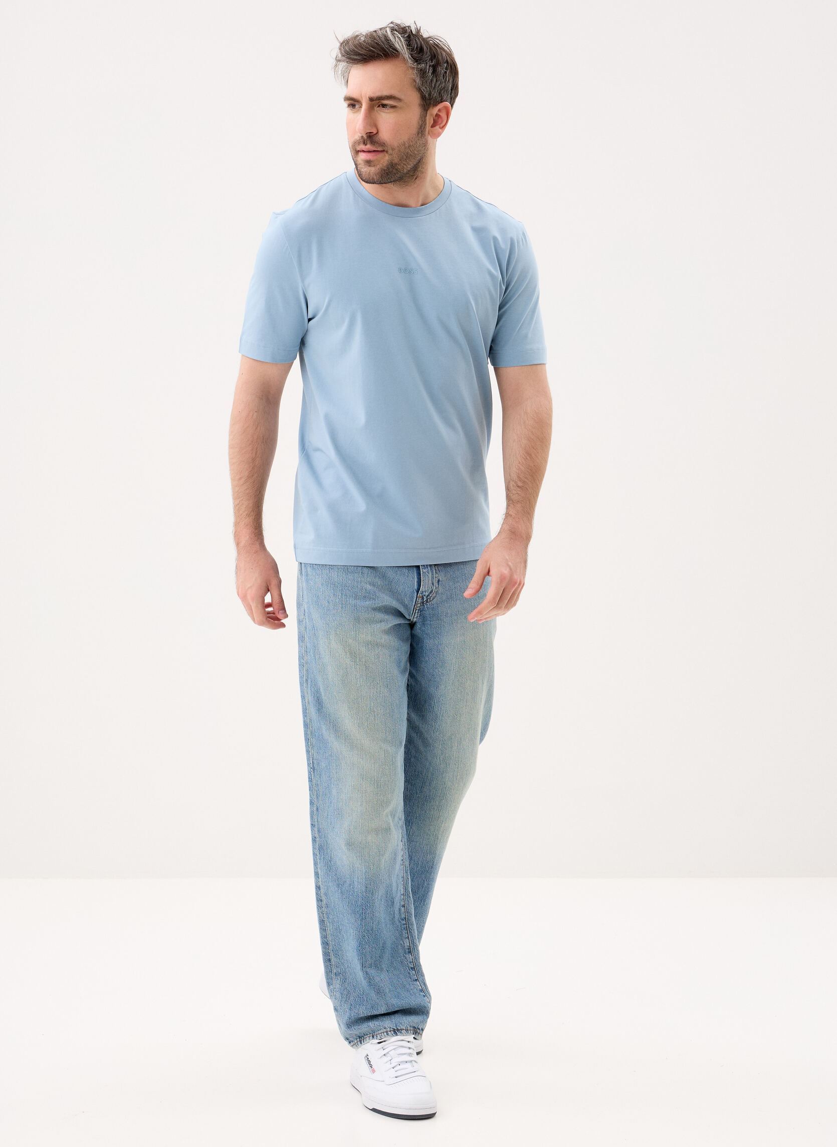 T-Shirts Tchup herren blau BOSS T-Shirts Tchup herren blau 458-Light/Pastel Blue