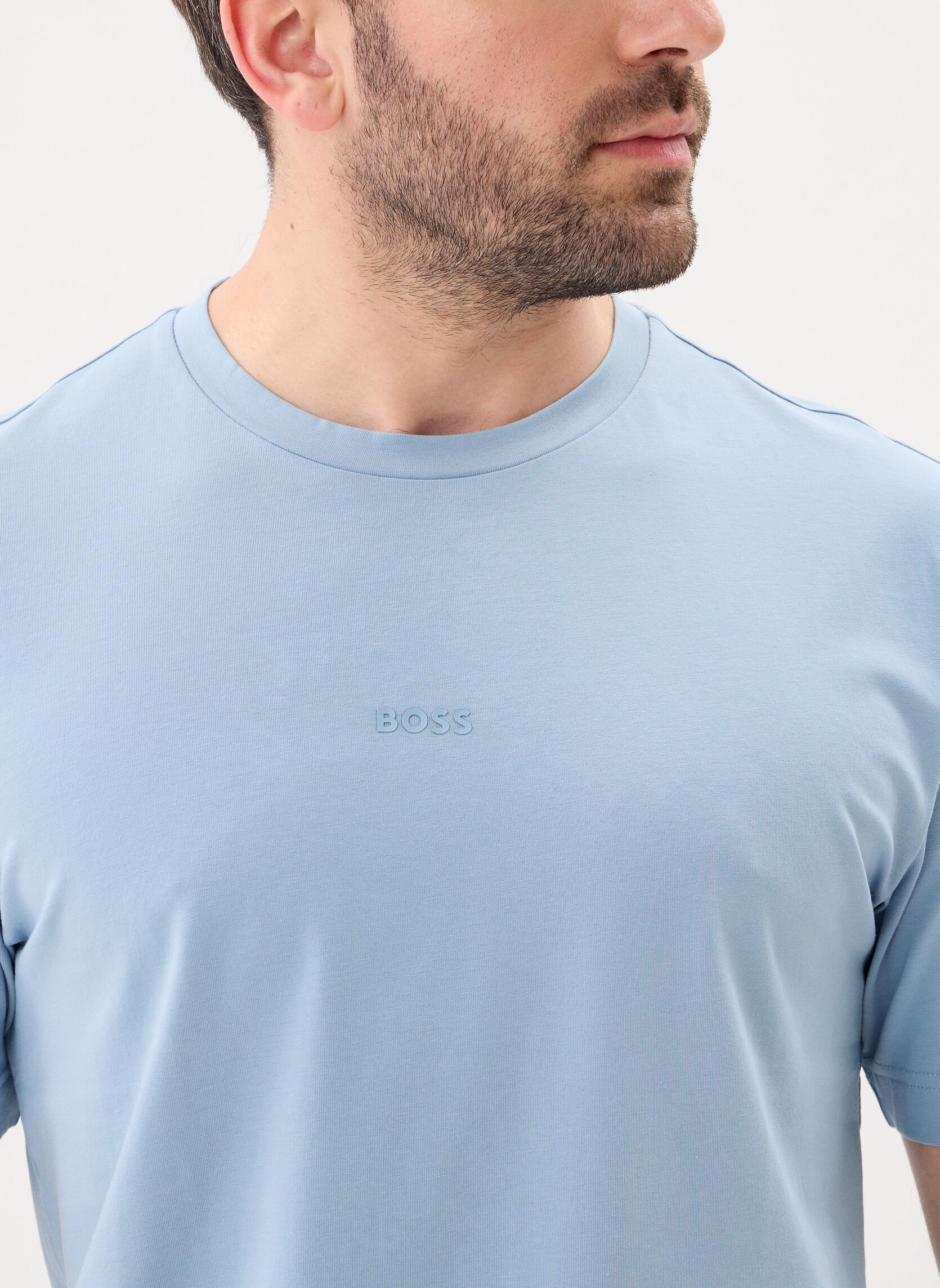 T-Shirts Tchup herren blau BOSS T-Shirts Tchup herren blau 458-Light/Pastel Blue