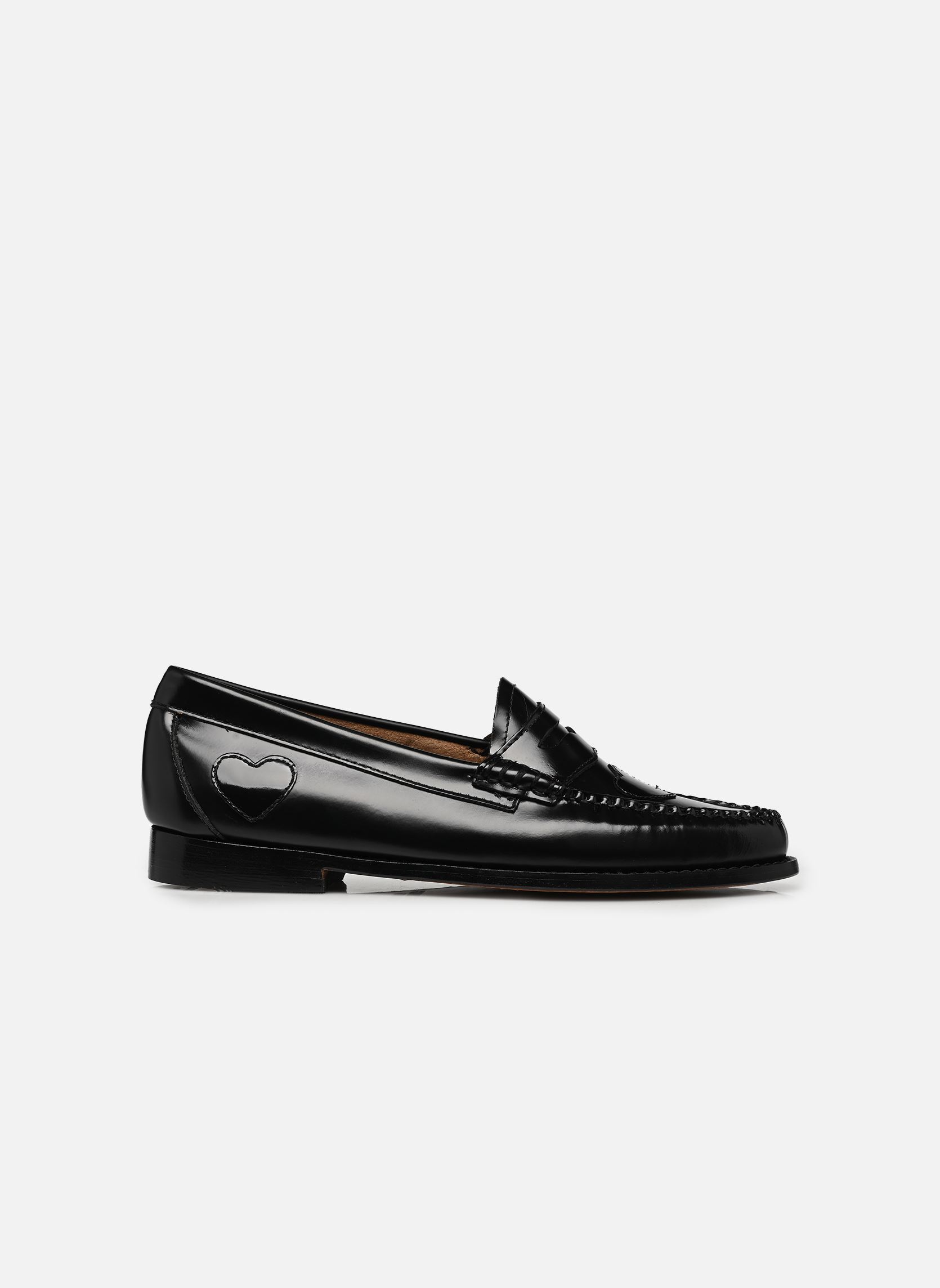 Mocassins WEEJUN WMN Penny Love femme noir G.H. Bass Mocassins WEEJUN WMN Penny Love femme noir BLACK LTHR / MONO