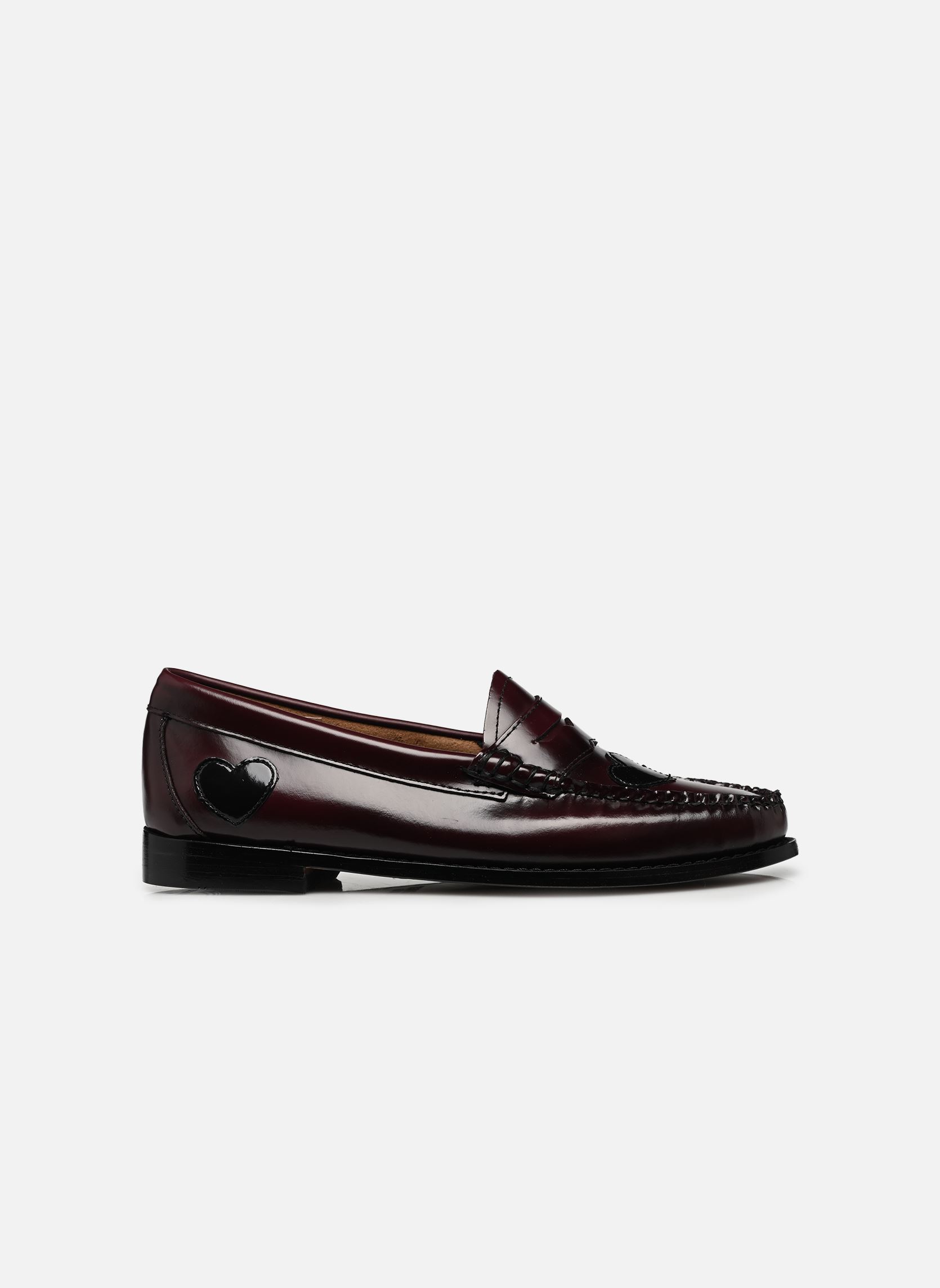 Mocassins WEEJUN WMN Penny Love femme bordeaux G.H. Bass Mocassins WEEJUN WMN Penny Love femme bordeaux WINE LTHR