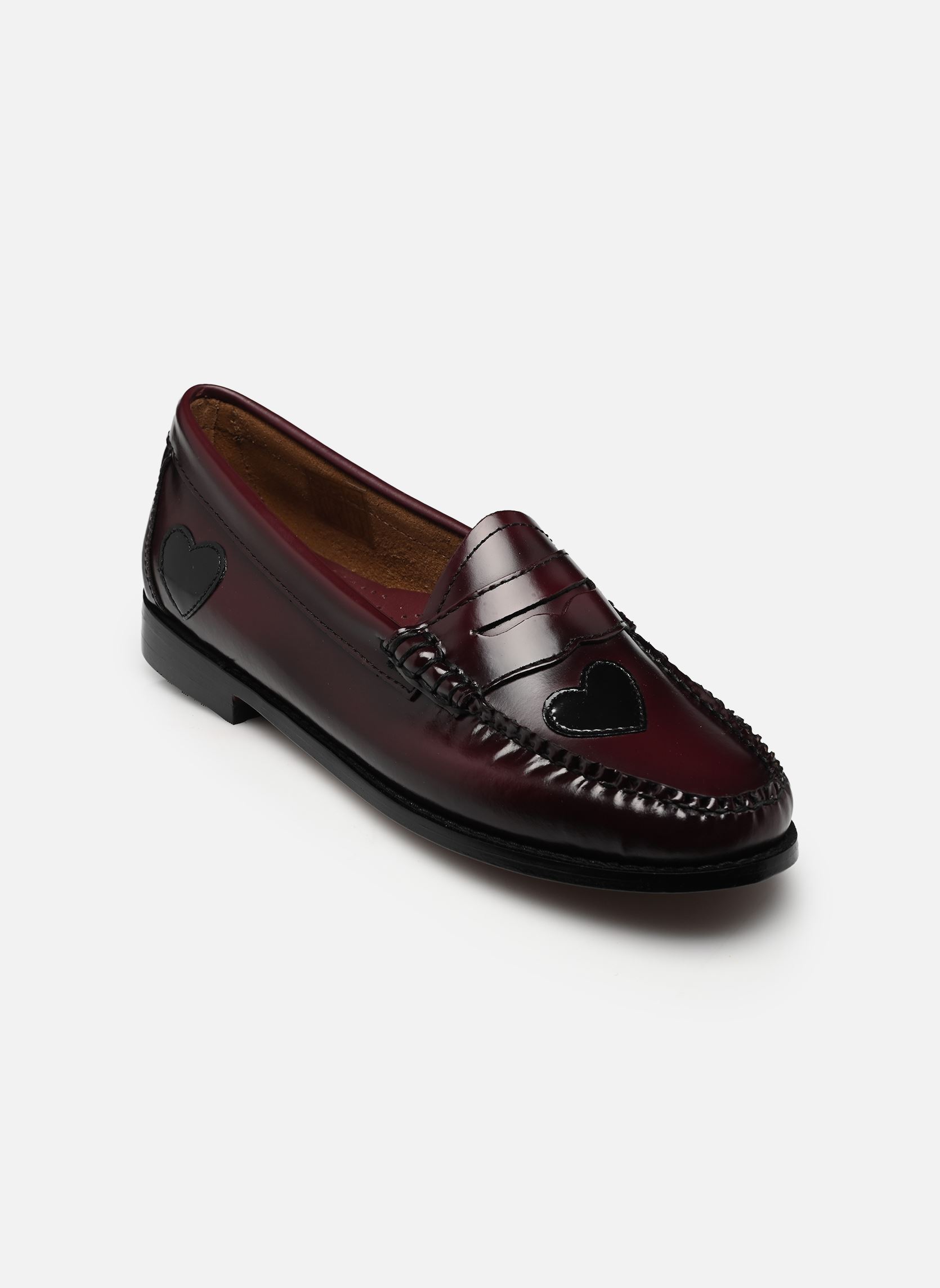 Mocassins WEEJUN WMN Penny Love femme bordeaux G.H. Bass Mocassins WEEJUN WMN Penny Love femme bordeaux WINE LTHR