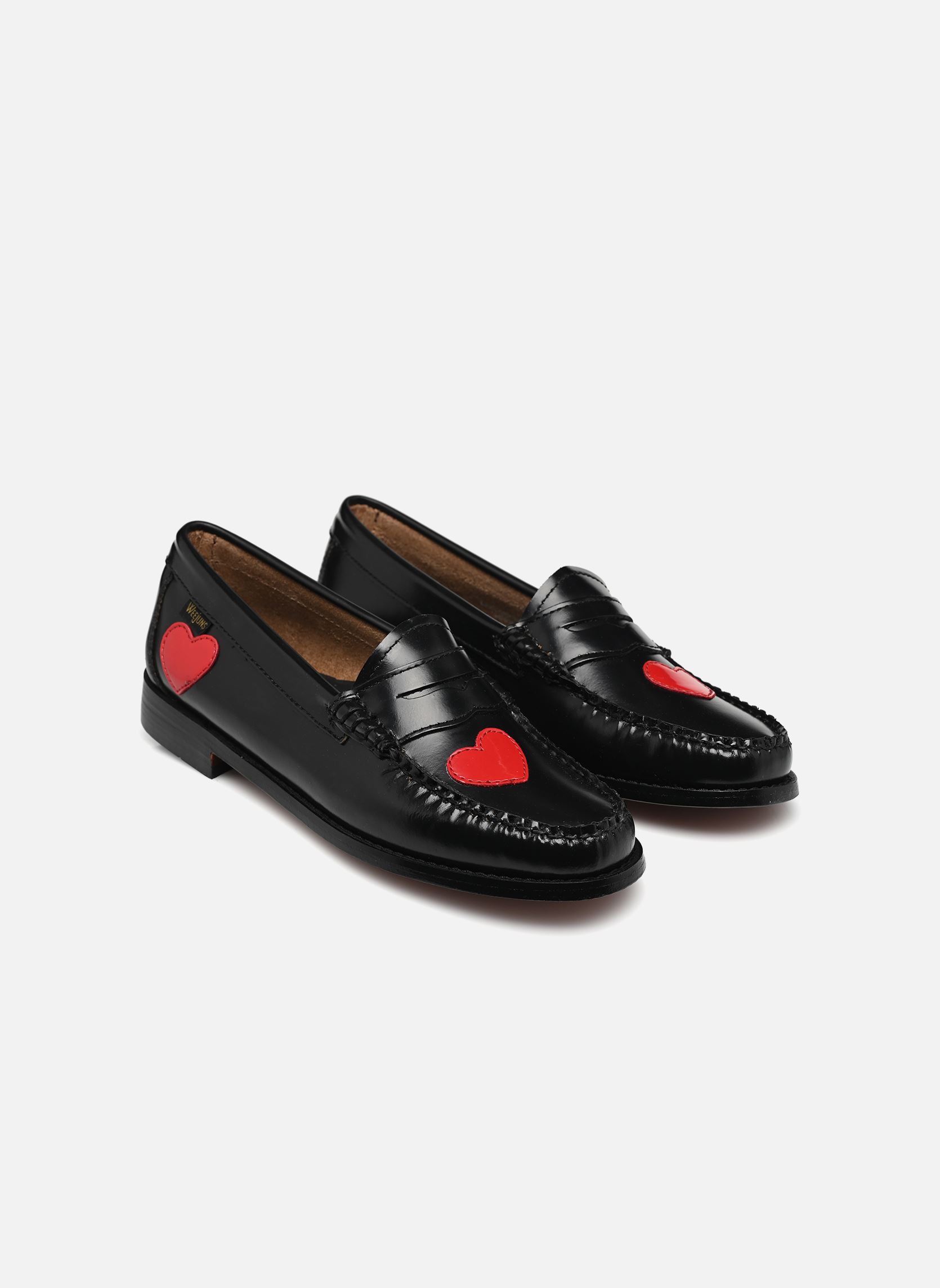 Mocassini WEEJUN WMN Penny Love donna multicolore G.H. Bass Mocassini WEEJUN WMN Penny Love donna multicolore BLACK LTHR W/RED