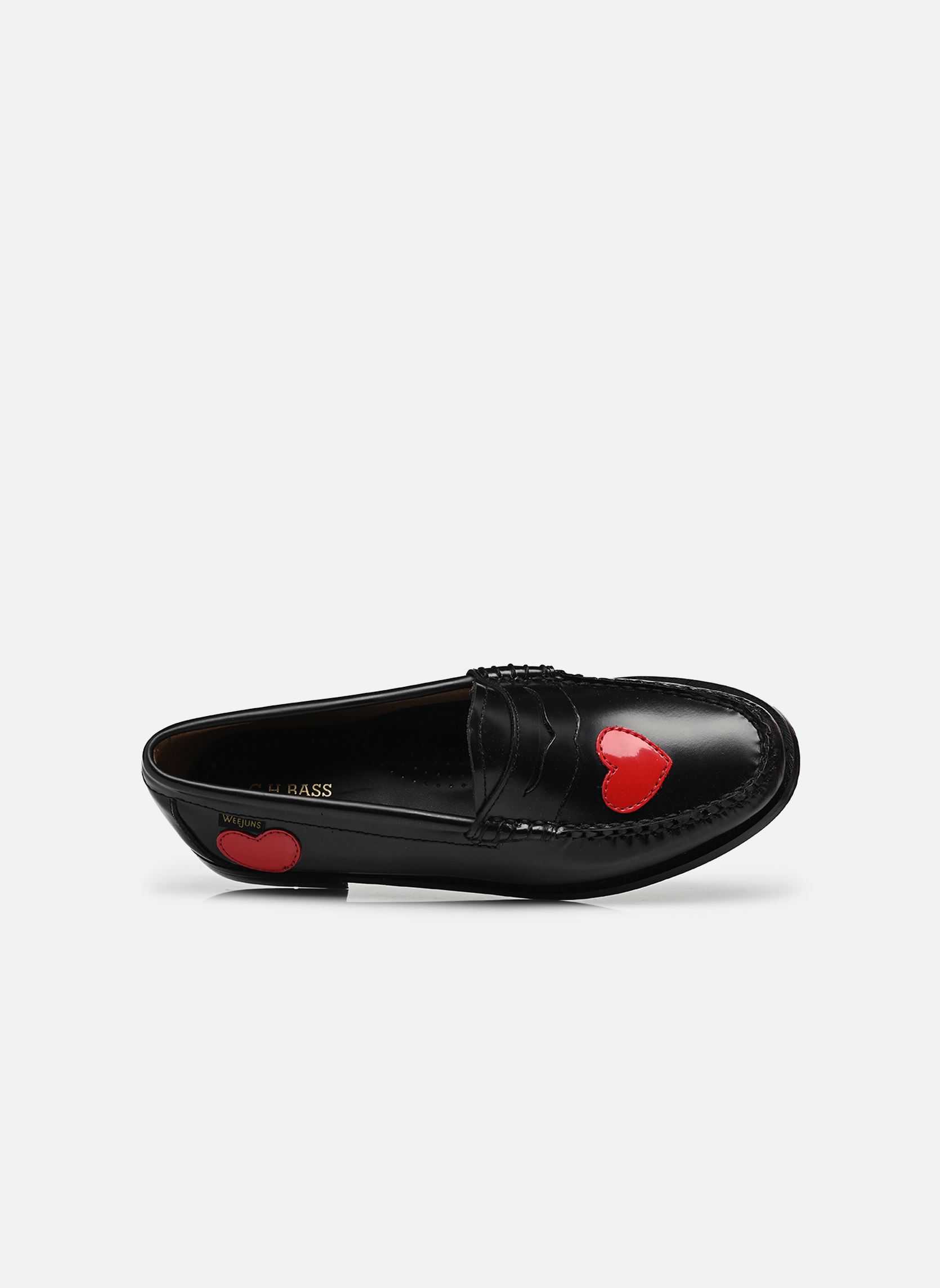 Mocassini WEEJUN WMN Penny Love donna multicolore G.H. Bass Mocassini WEEJUN WMN Penny Love donna multicolore BLACK LTHR W/RED