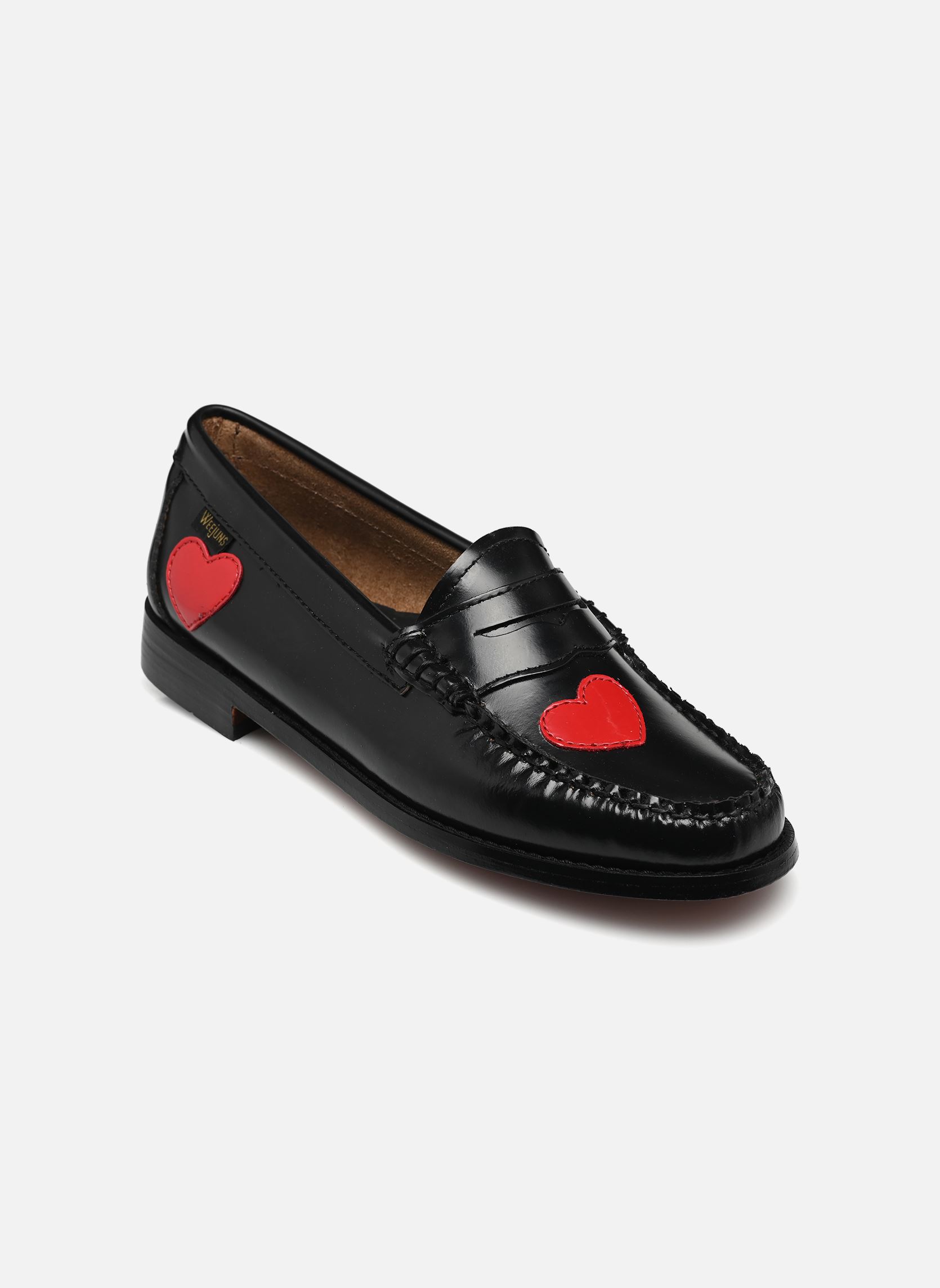 Mocassini WEEJUN WMN Penny Love donna multicolore G.H. Bass Mocassini WEEJUN WMN Penny Love donna multicolore BLACK LTHR W/RED