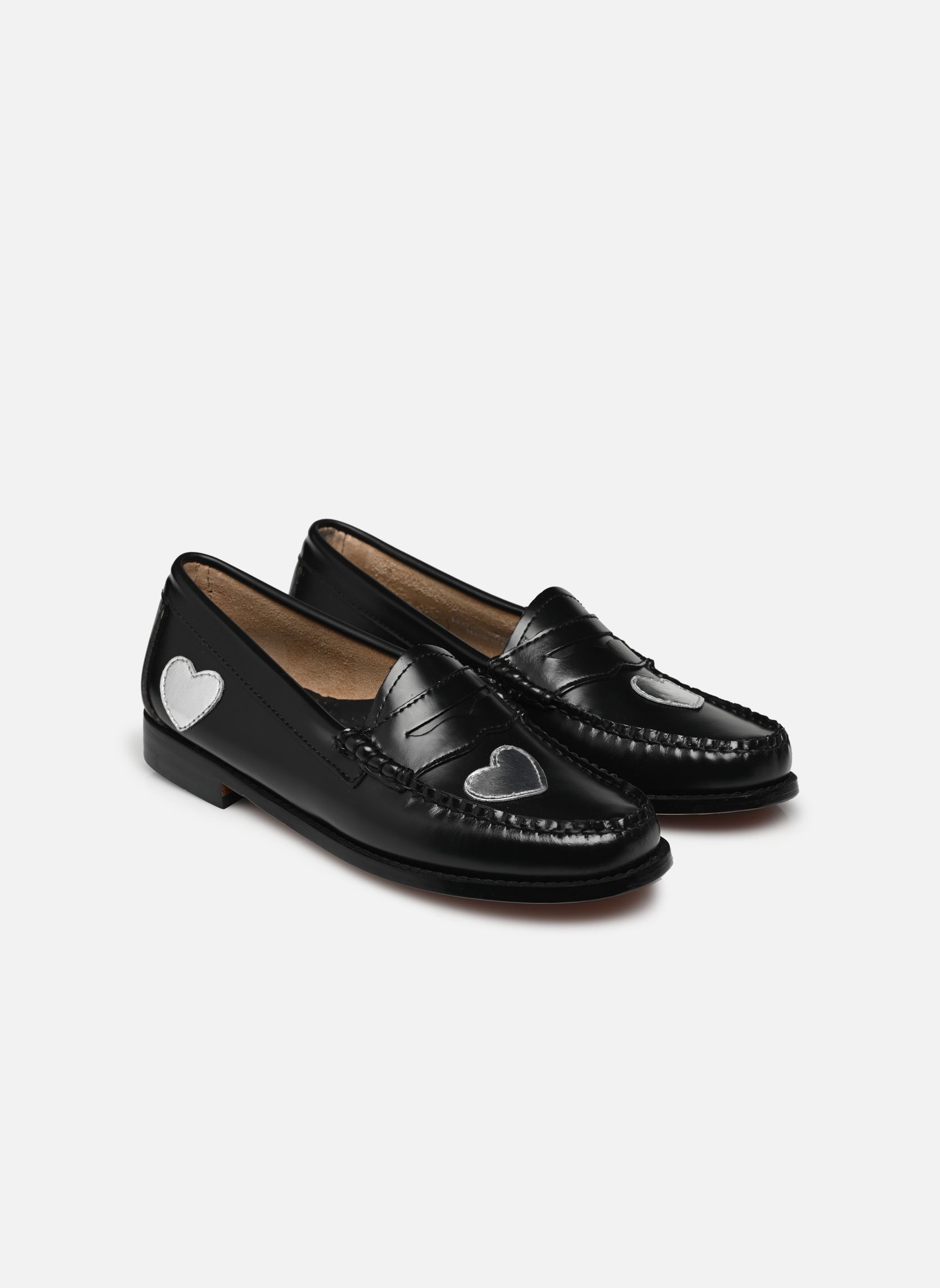 Mocassini WEEJUN WMN Penny Love donna nero G.H. Bass Mocassini WEEJUN WMN Penny Love donna nero Black with Silver