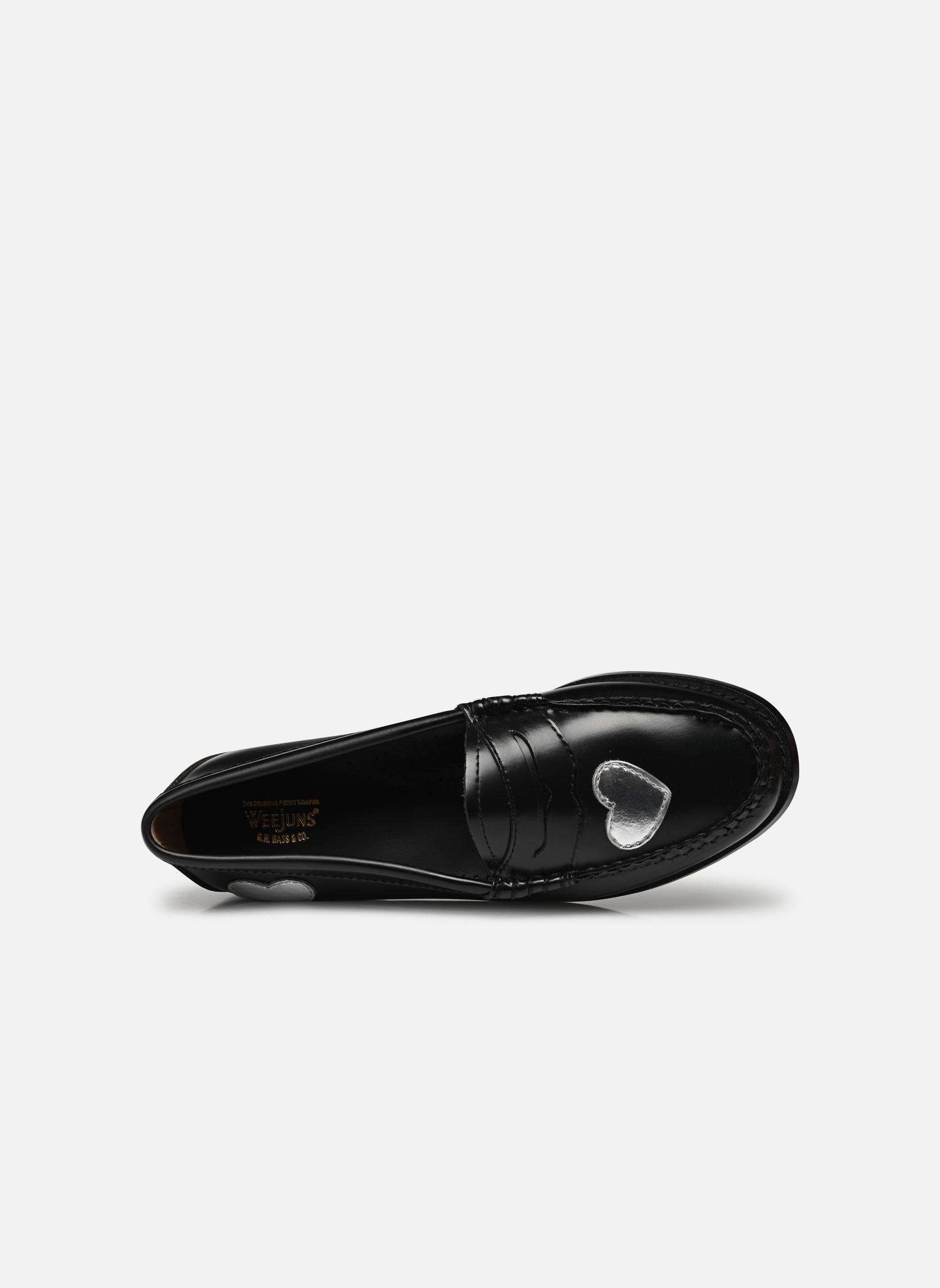 Mocassini WEEJUN WMN Penny Love donna nero G.H. Bass Mocassini WEEJUN WMN Penny Love donna nero Black with Silver