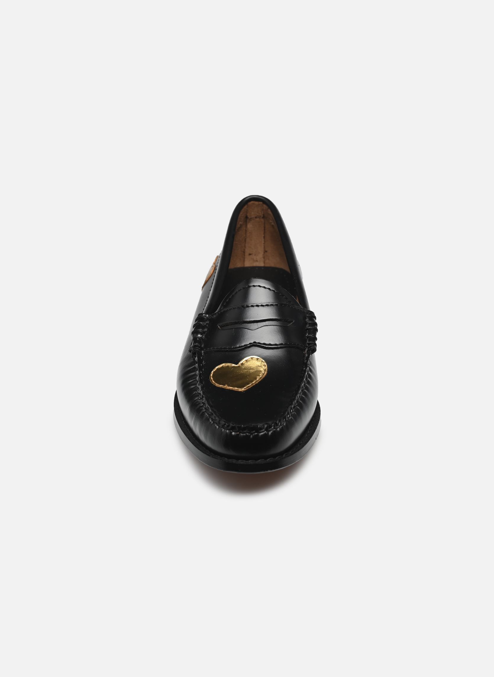 Mocasines WEEJUN WMN Penny Love mujer negro G.H. Bass Mocasines WEEJUN WMN Penny Love mujer negro BLACK LTHR W/GOLD