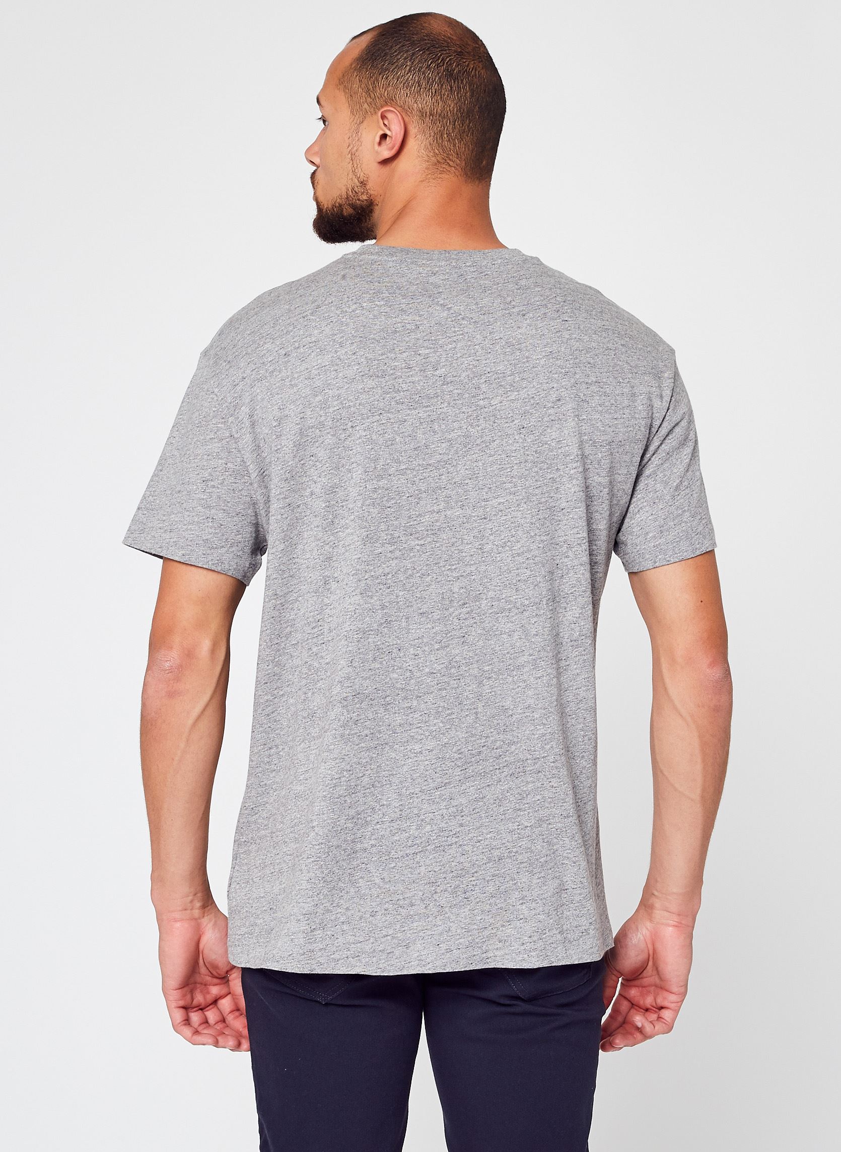 Tee-shirts T-shirt classique en jersey à col en V 7 homme gris Polo Ralph Lauren Tee-shirts T-shirt classique en jersey à col en V 7 homme gris DARK VINTAGE HEATHER