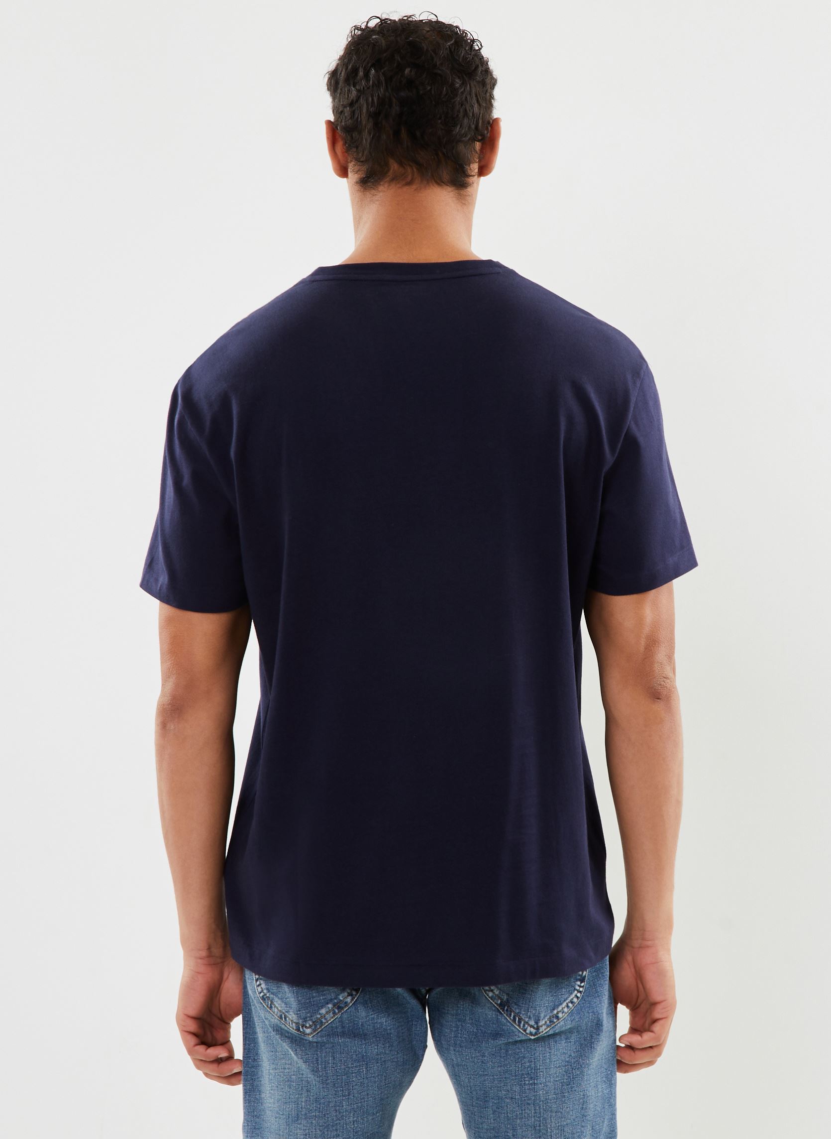 Tee-shirts T-shirt classique en jersey à col en V 7 homme bleu Polo Ralph Lauren Tee-shirts T-shirt classique en jersey à col en V 7 homme bleu INK