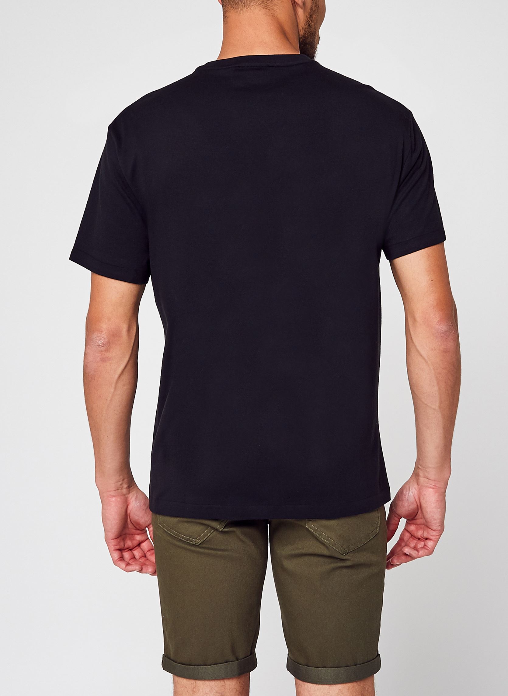 Tee-shirts T-shirt classique en jersey à col en V 7 homme noir Polo Ralph Lauren Tee-shirts T-shirt classique en jersey à col en V 7 homme noir RL BLACK