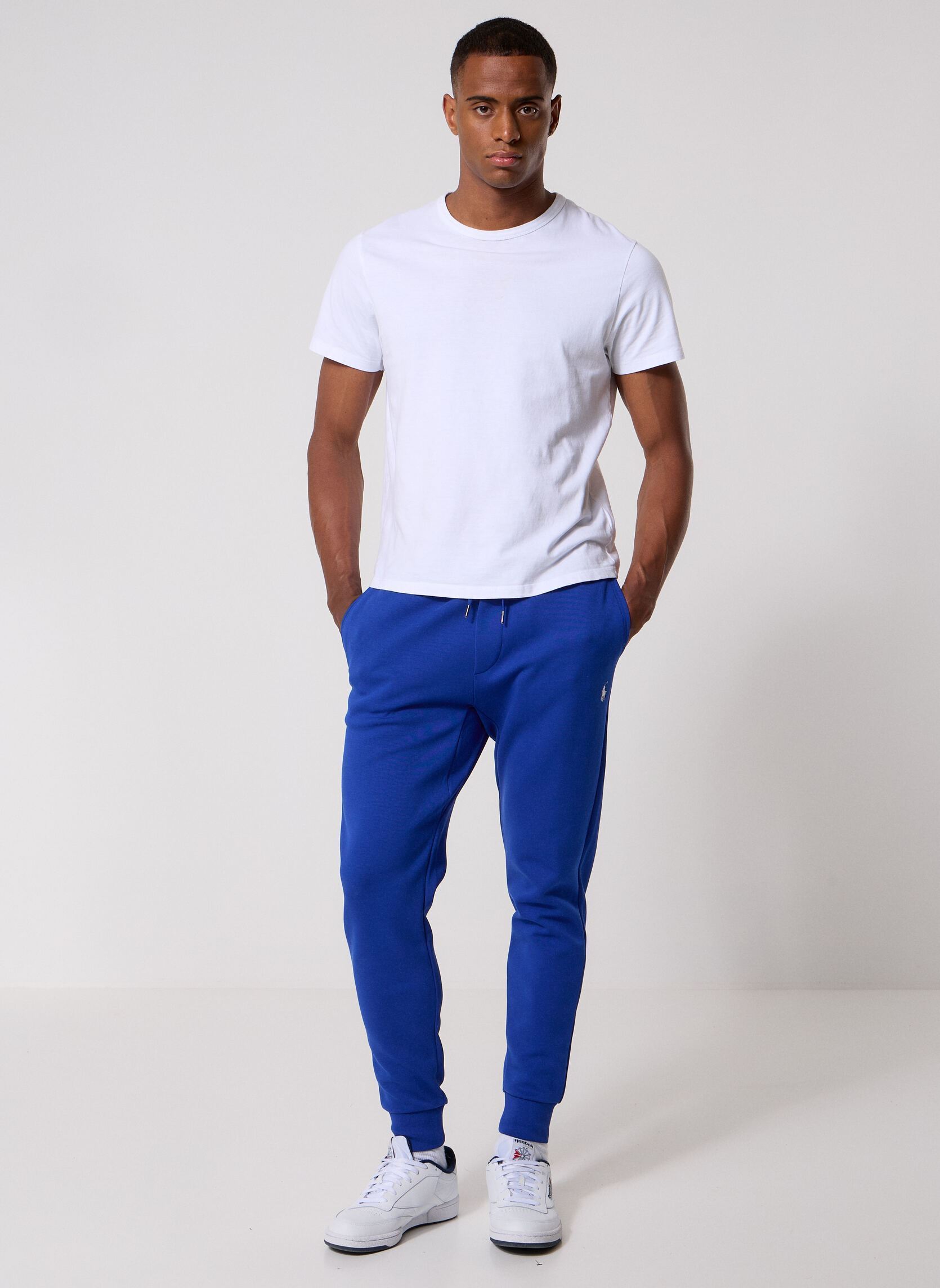 Joggings Pantalon De Jogging Maille Double 710881 homme bleu Polo Ralph Lauren Joggings Pantalon De Jogging Maille Double 710881 homme bleu CLASSIC AZURE/C1730
