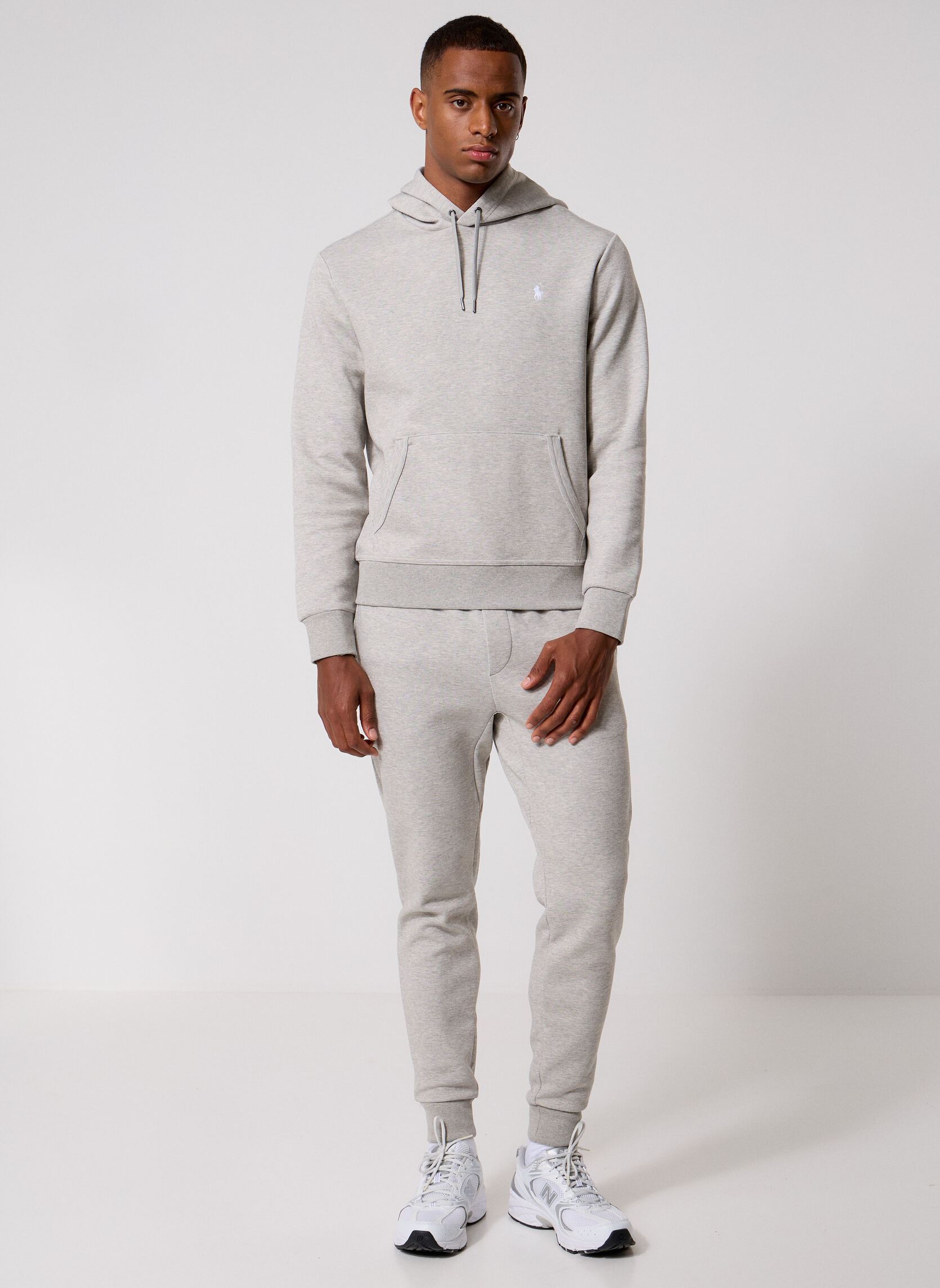 Joggings Pantalon De Jogging Maille Double 710881 homme gris Polo Ralph Lauren Joggings Pantalon De Jogging Maille Double 710881 homme gris DARK SPORT HEATHER/C1730