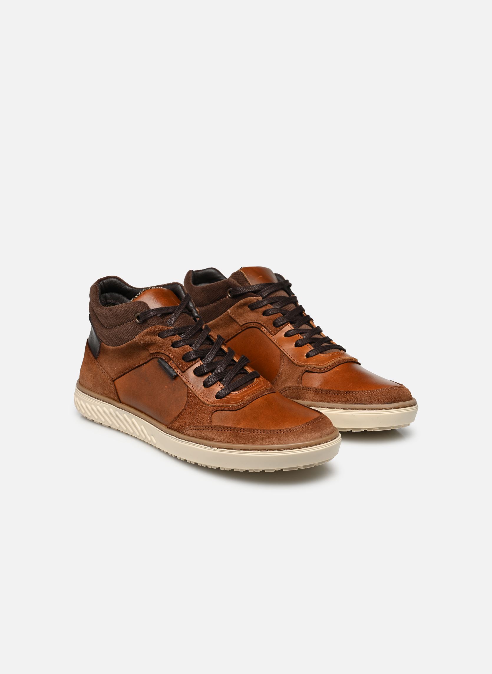 Sneakers alte WAPOULI uomo marrone Marvin&Co Sneakers alte WAPOULI uomo marrone COGNAC