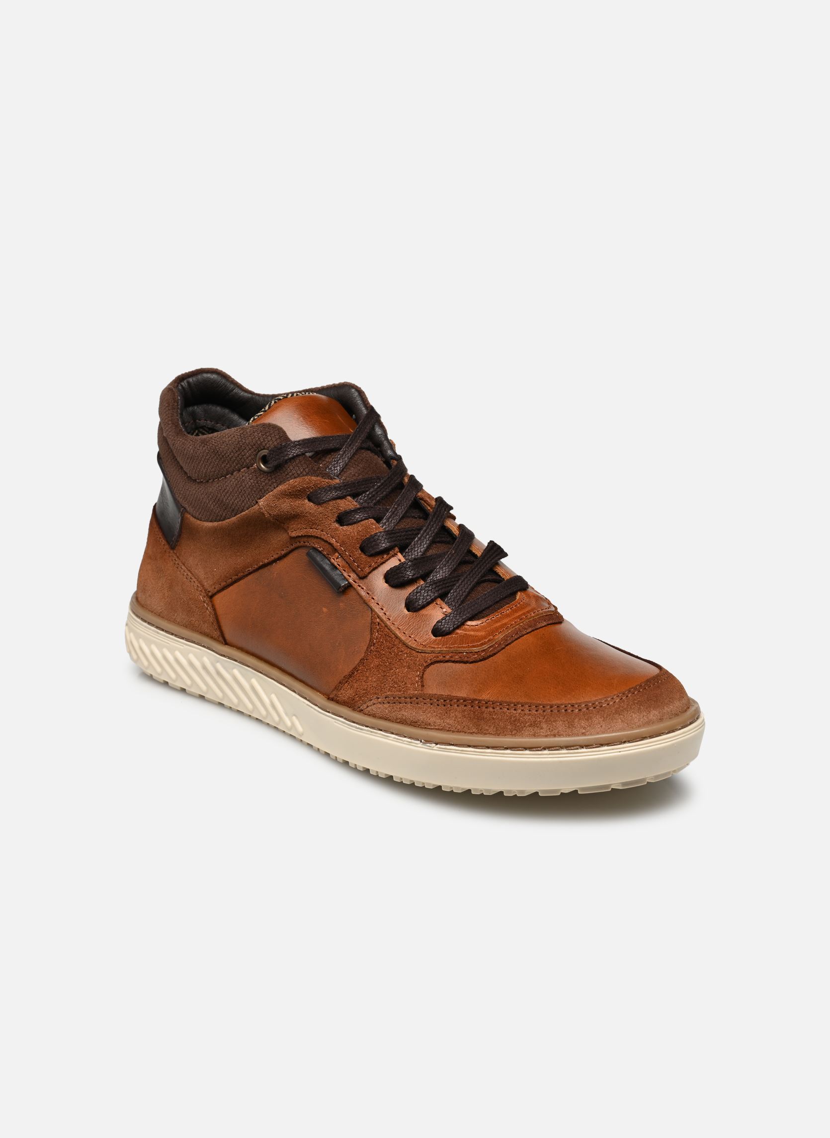 Sneakers alte WAPOULI uomo marrone Marvin&Co Sneakers alte WAPOULI uomo marrone COGNAC