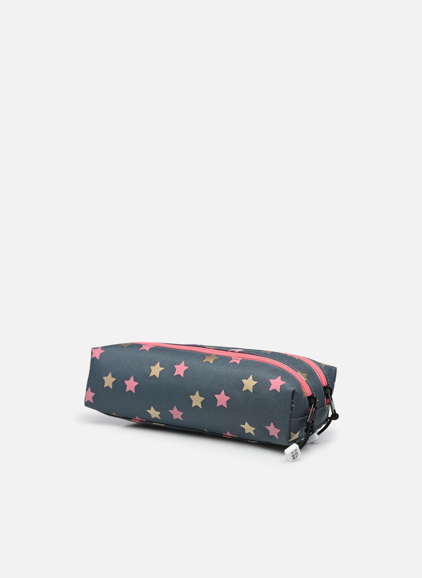 Trousses scolaire Trousse Double WONDER FOX GLITTER fille gris Pol Fox Trousses scolaire Trousse Double WONDER FOX GLITTER fille gris Gris