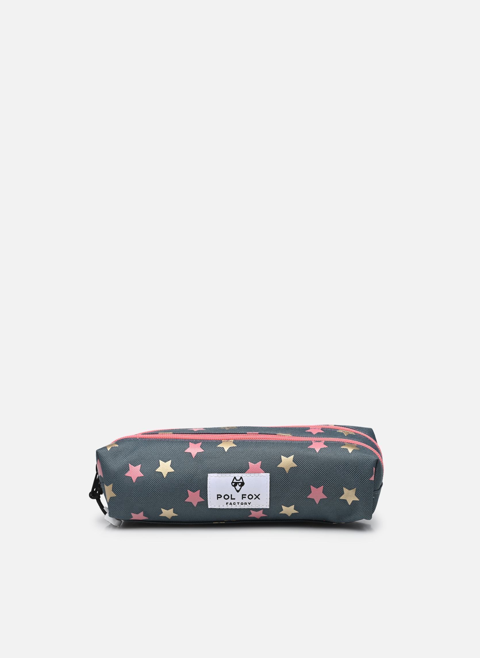 Trousses scolaire Trousse Double WONDER FOX GLITTER fille gris Pol Fox Trousses scolaire Trousse Double WONDER FOX GLITTER fille gris Gris