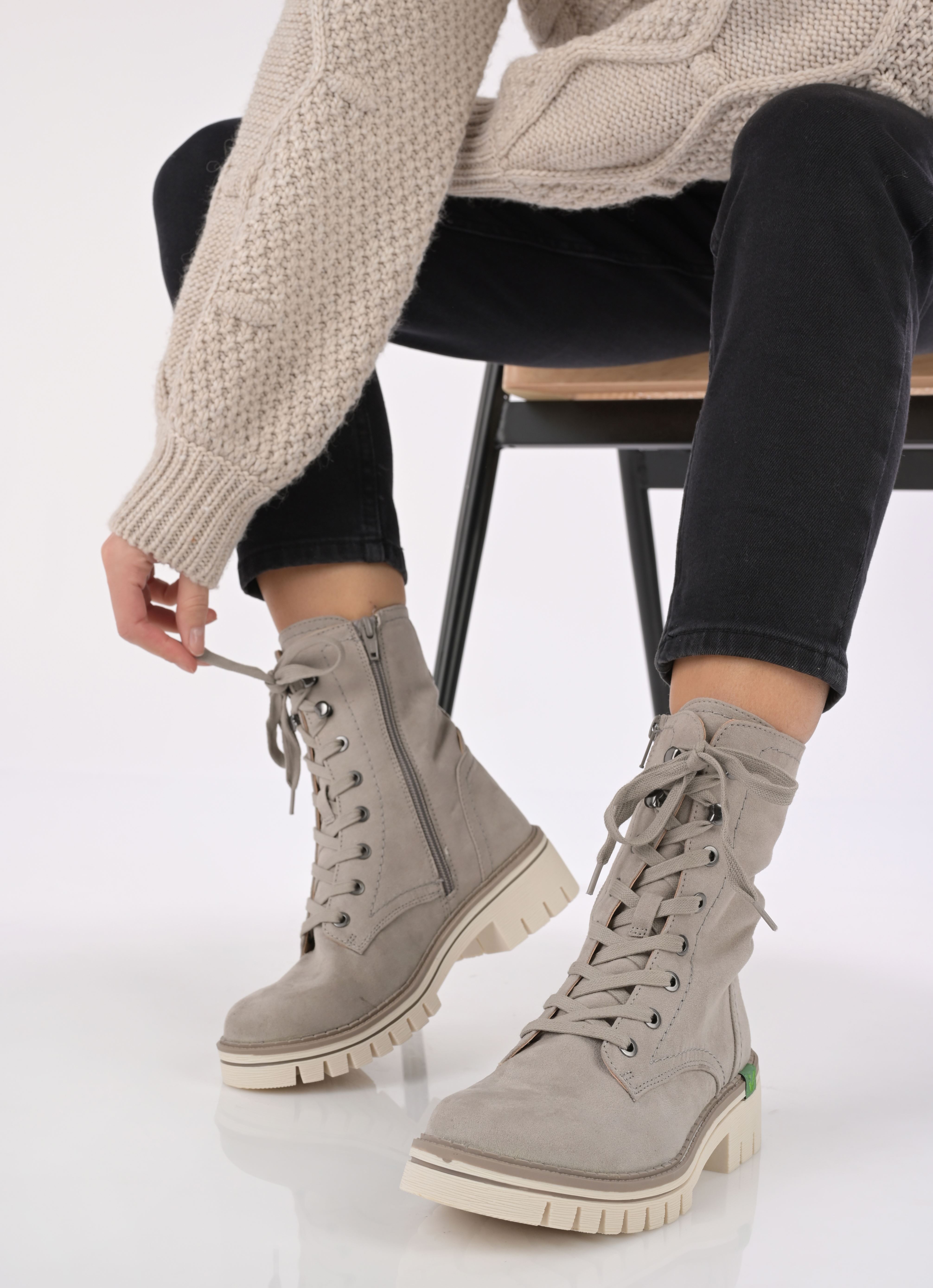 Bottines à lacets 25281-29 femme beige Jana shoes Bottines à lacets 25281-29 femme beige TAUPE