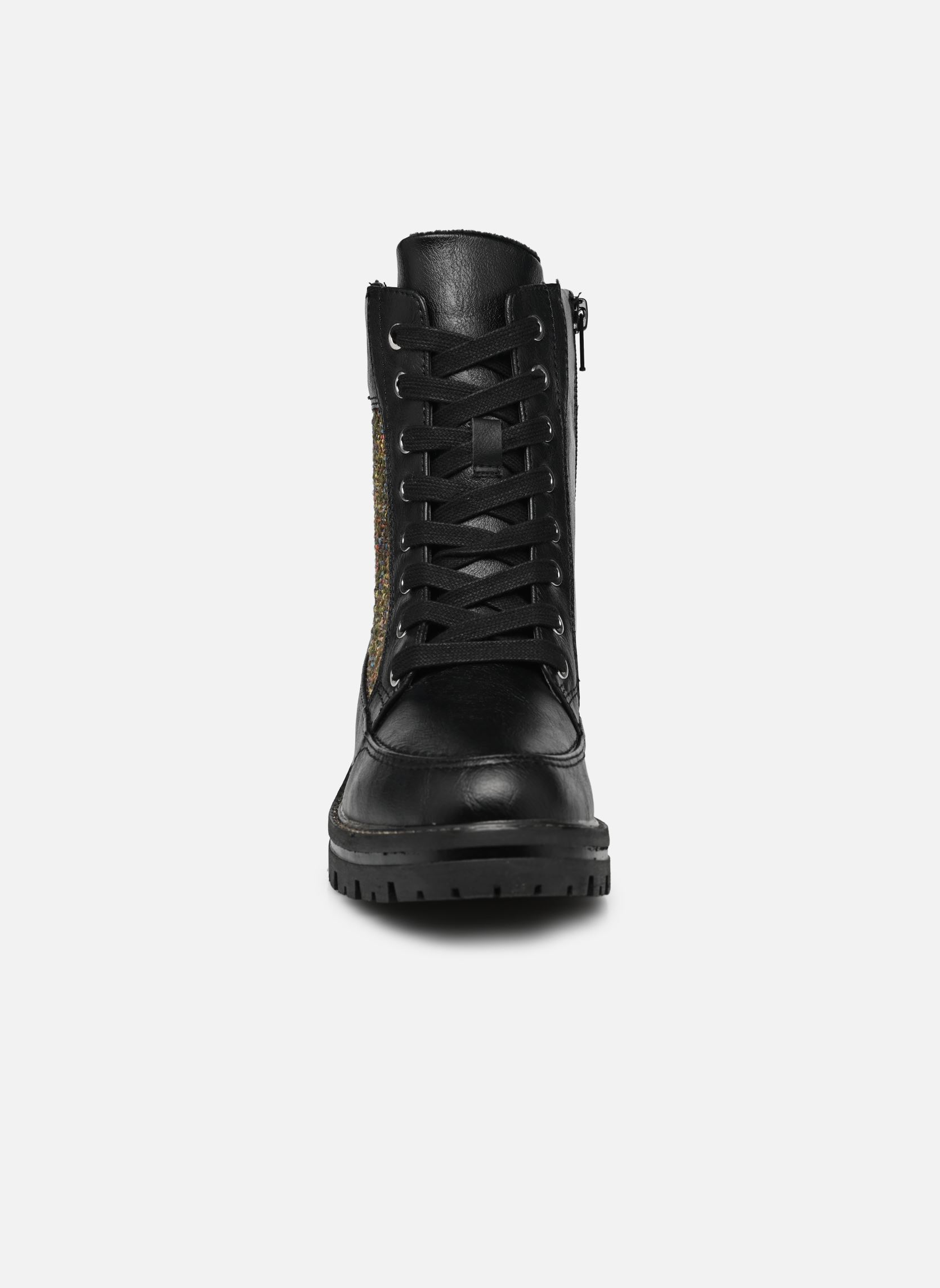 Geschnürte Stiefeletten 25277-29 damen schwarz Jana shoes Geschnürte Stiefeletten 25277-29 damen schwarz BLACK COMB