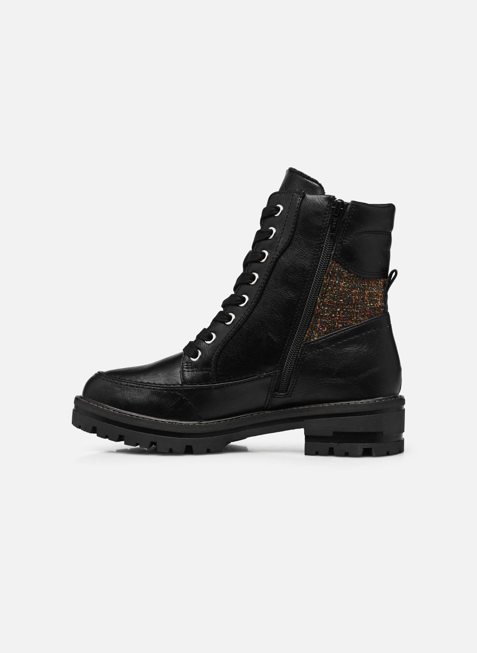 Geschnürte Stiefeletten 25277-29 damen schwarz Jana shoes Geschnürte Stiefeletten 25277-29 damen schwarz BLACK COMB