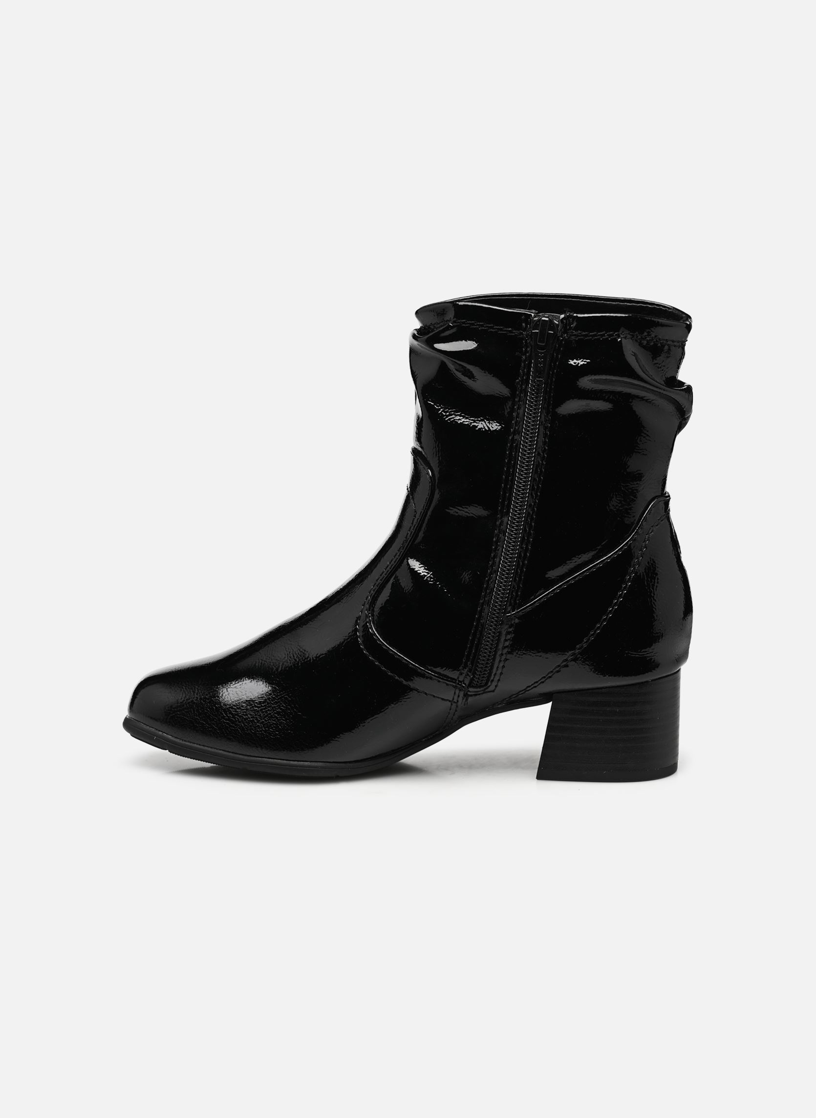 Niedrige Ankle Boots 25368-29 damen schwarz Jana shoes Niedrige Ankle Boots 25368-29 damen schwarz BLACK PATENT