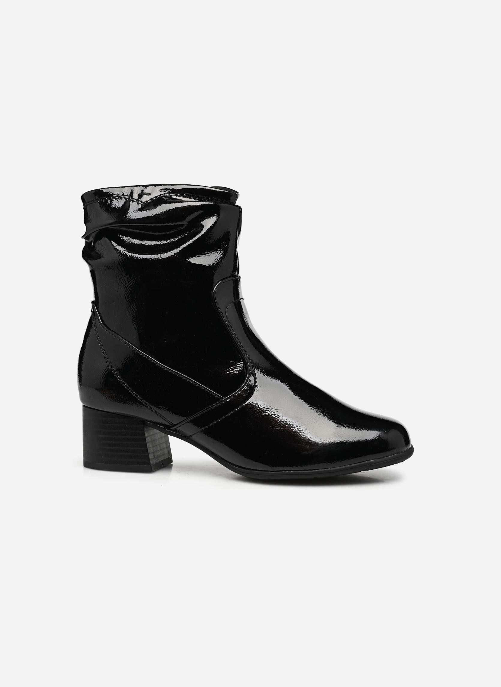 Niedrige Ankle Boots 25368-29 damen schwarz Jana shoes Niedrige Ankle Boots 25368-29 damen schwarz BLACK PATENT