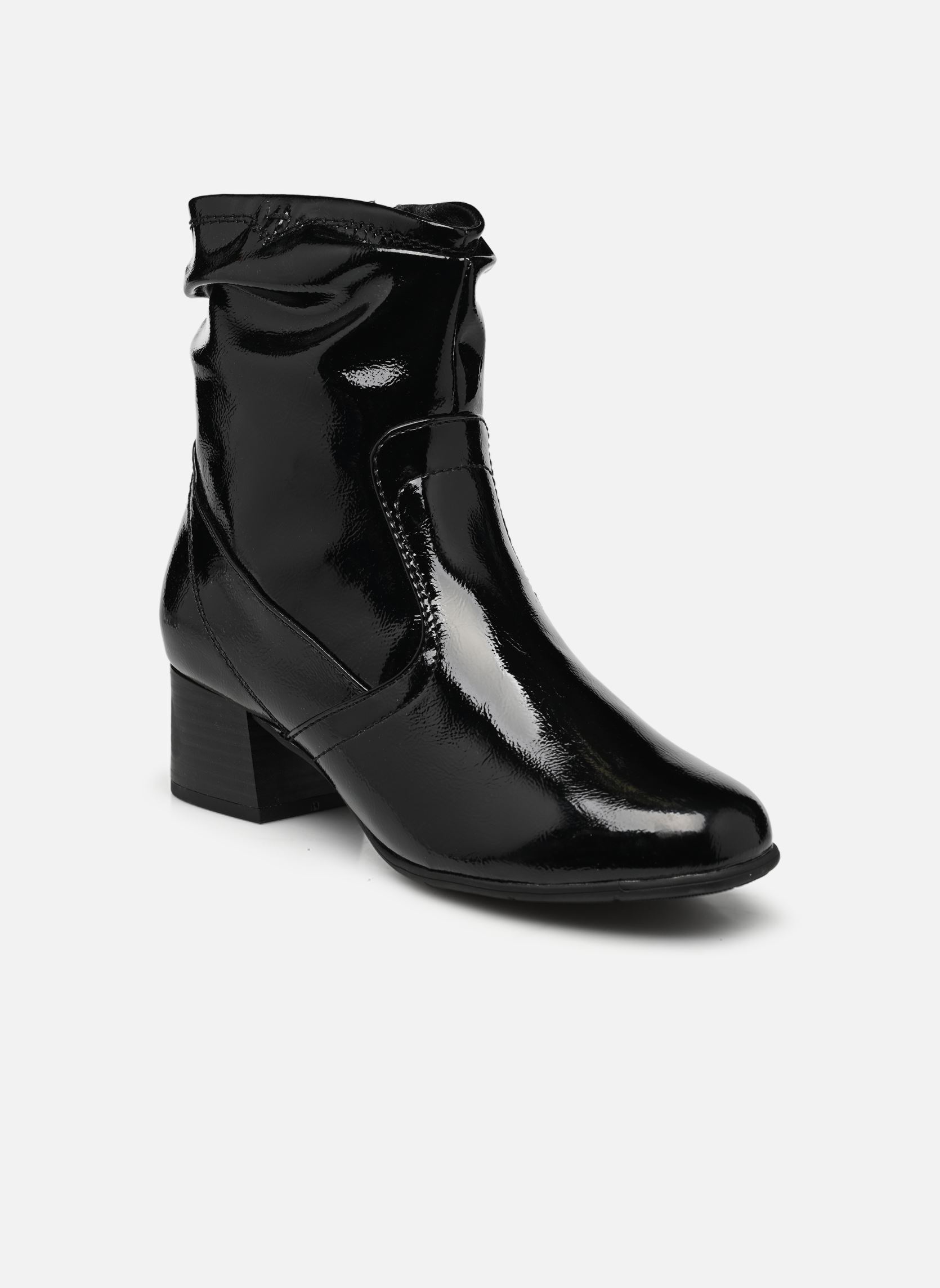 Niedrige Ankle Boots 25368-29 damen schwarz Jana shoes Niedrige Ankle Boots 25368-29 damen schwarz BLACK PATENT