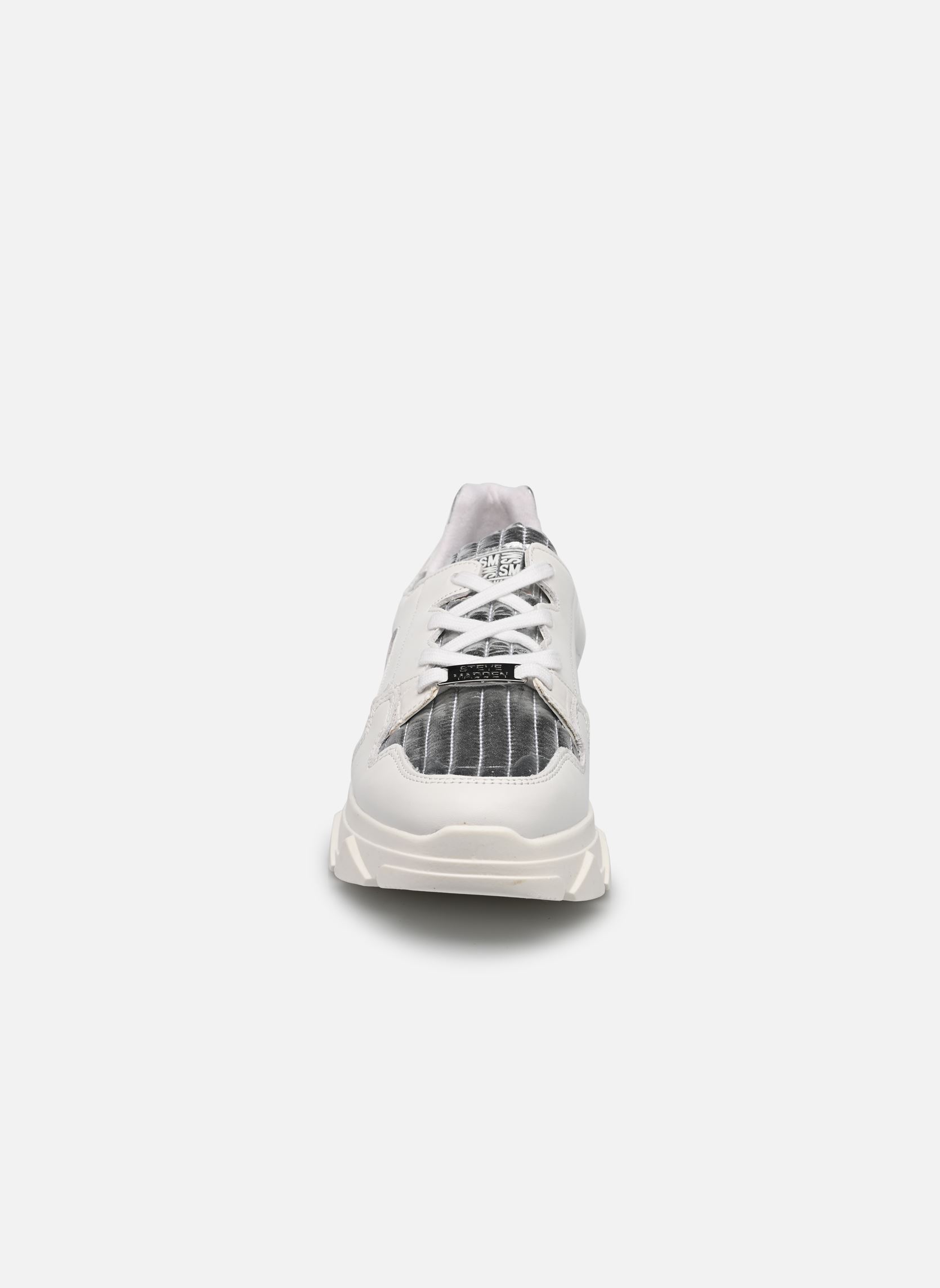 Baskets basses POPPY femme blanc Steve Madden Baskets basses POPPY femme blanc SILVER/WHITE