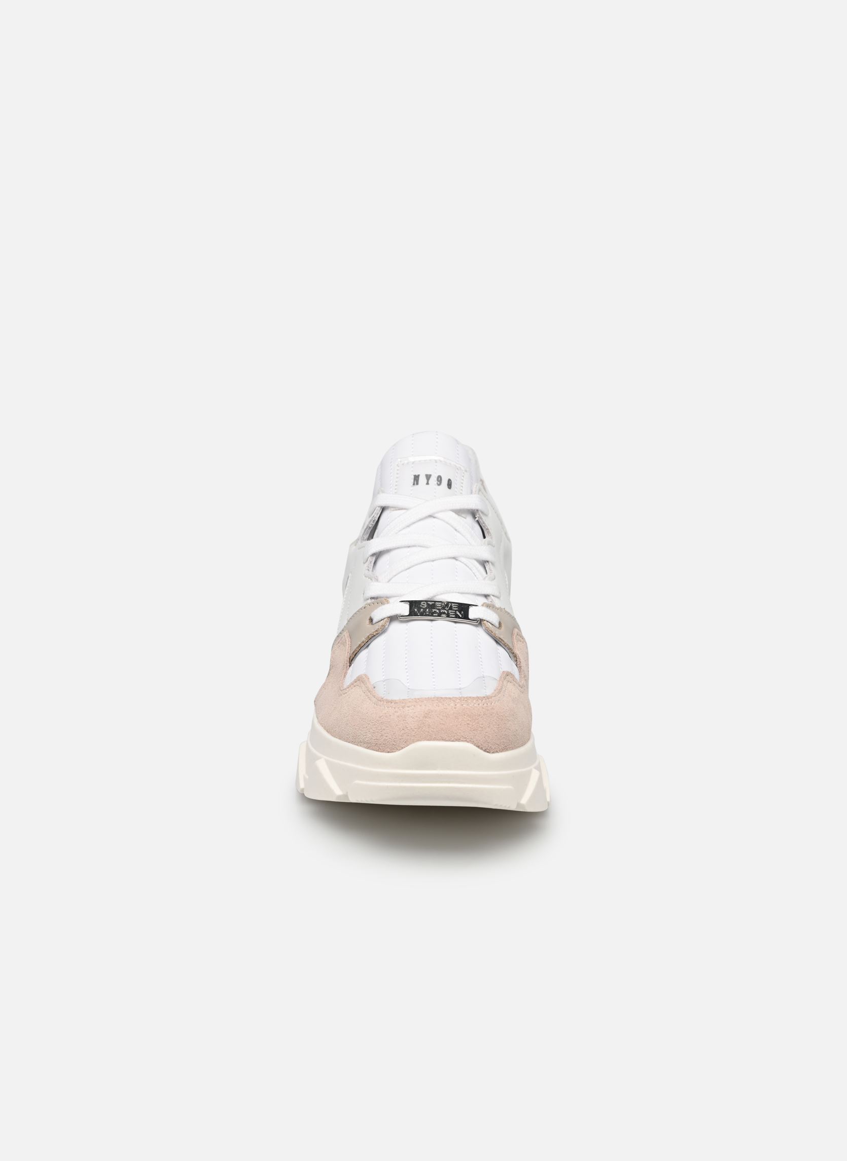 Niedrige Sneaker POPPY damen weiß Steve Madden Niedrige Sneaker POPPY damen weiß White/pink