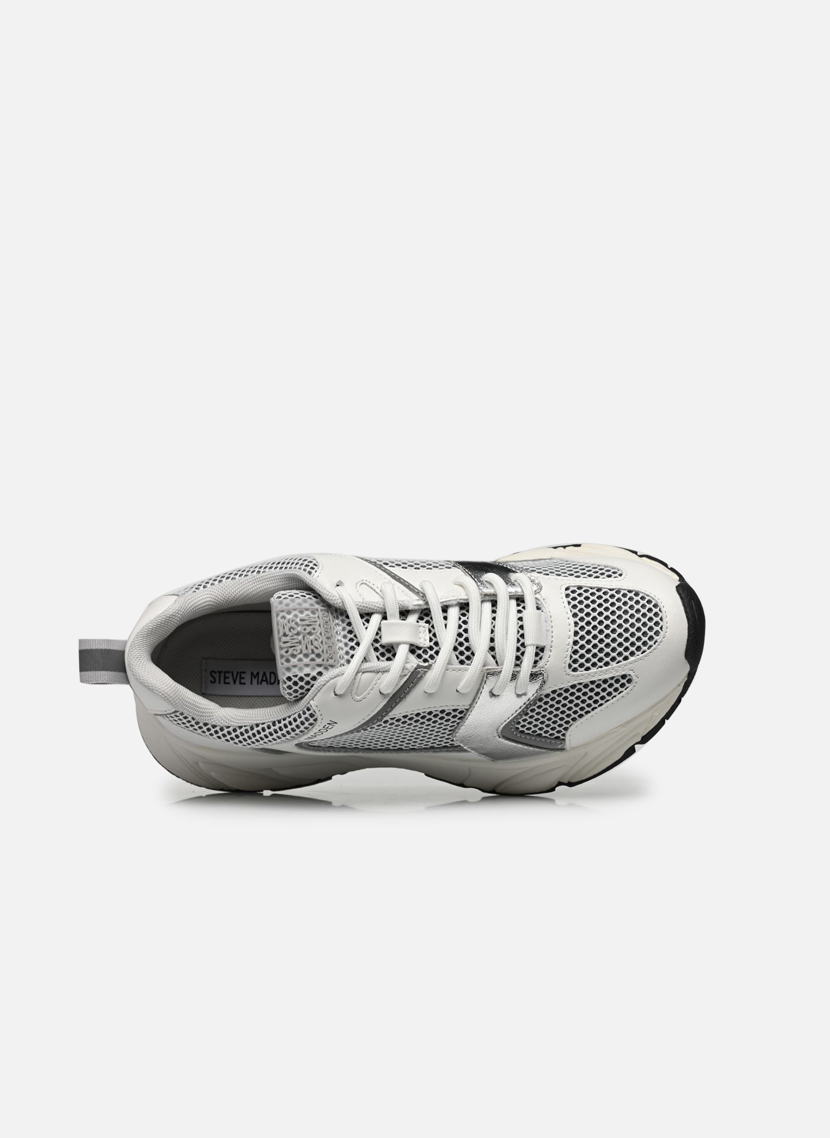 Baskets basses STANDOUT femme blanc Steve Madden Baskets basses STANDOUT femme blanc White/silver