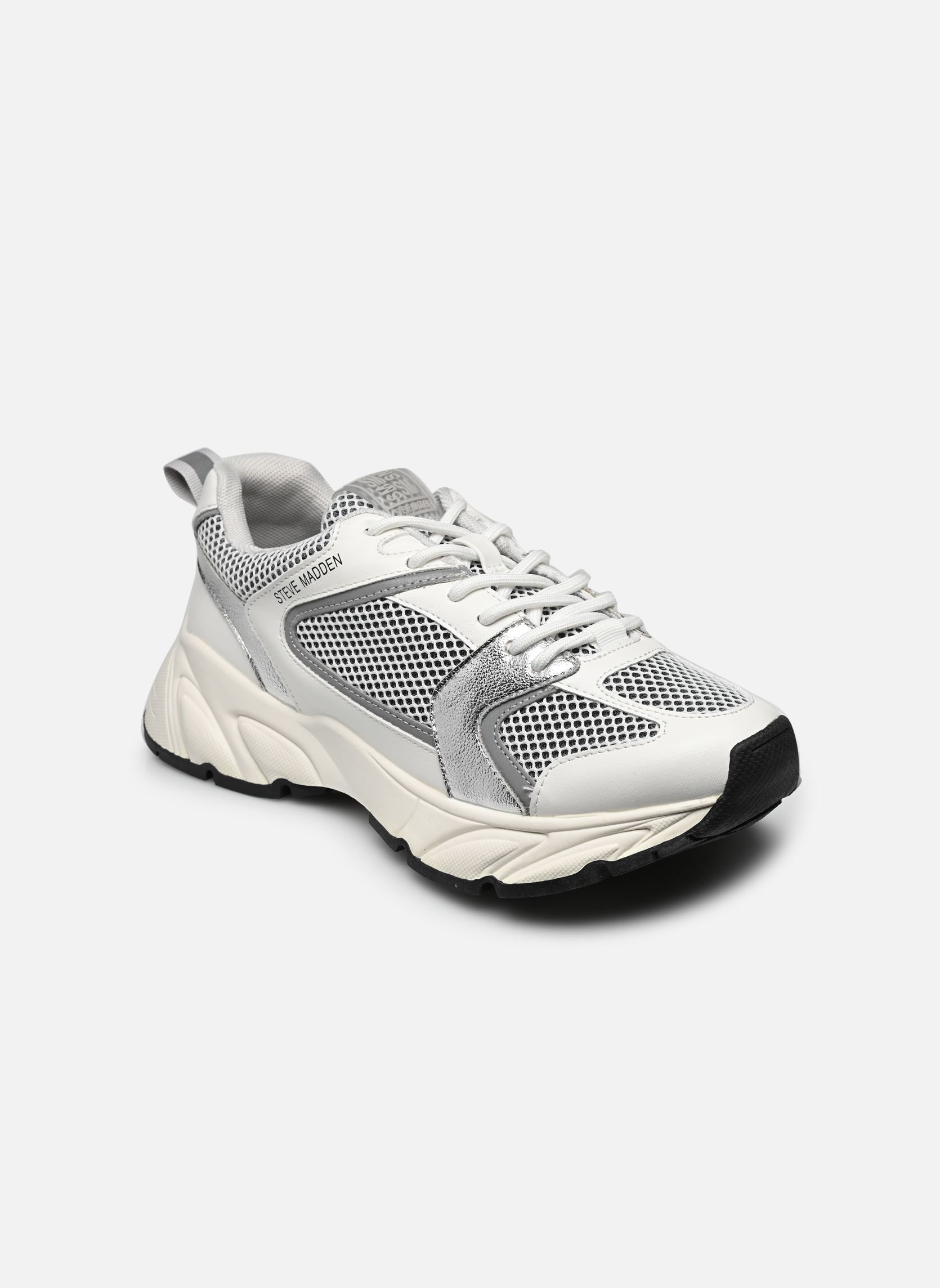 Baskets basses STANDOUT femme blanc Steve Madden Baskets basses STANDOUT femme blanc White/silver