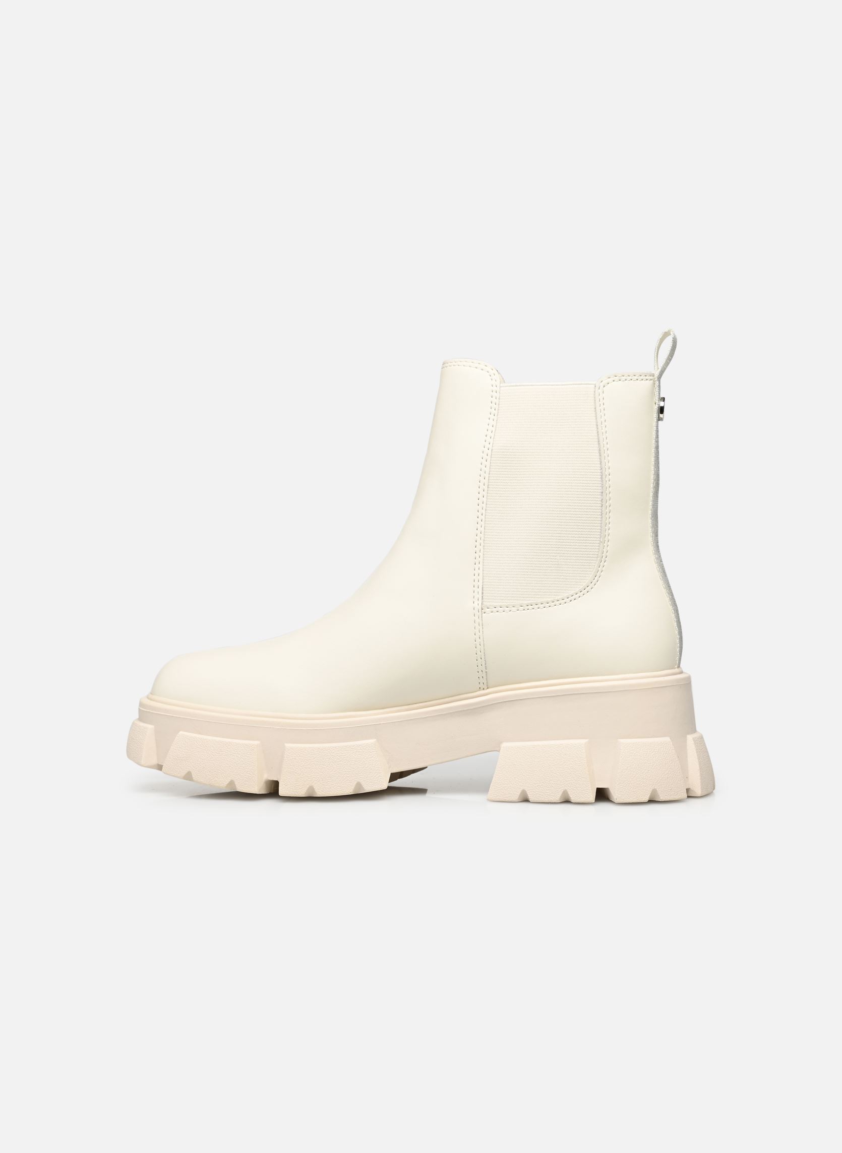 Niedrige Ankle Boots TUNNEL damen weiß Steve Madden Niedrige Ankle Boots TUNNEL damen weiß Bone Leather