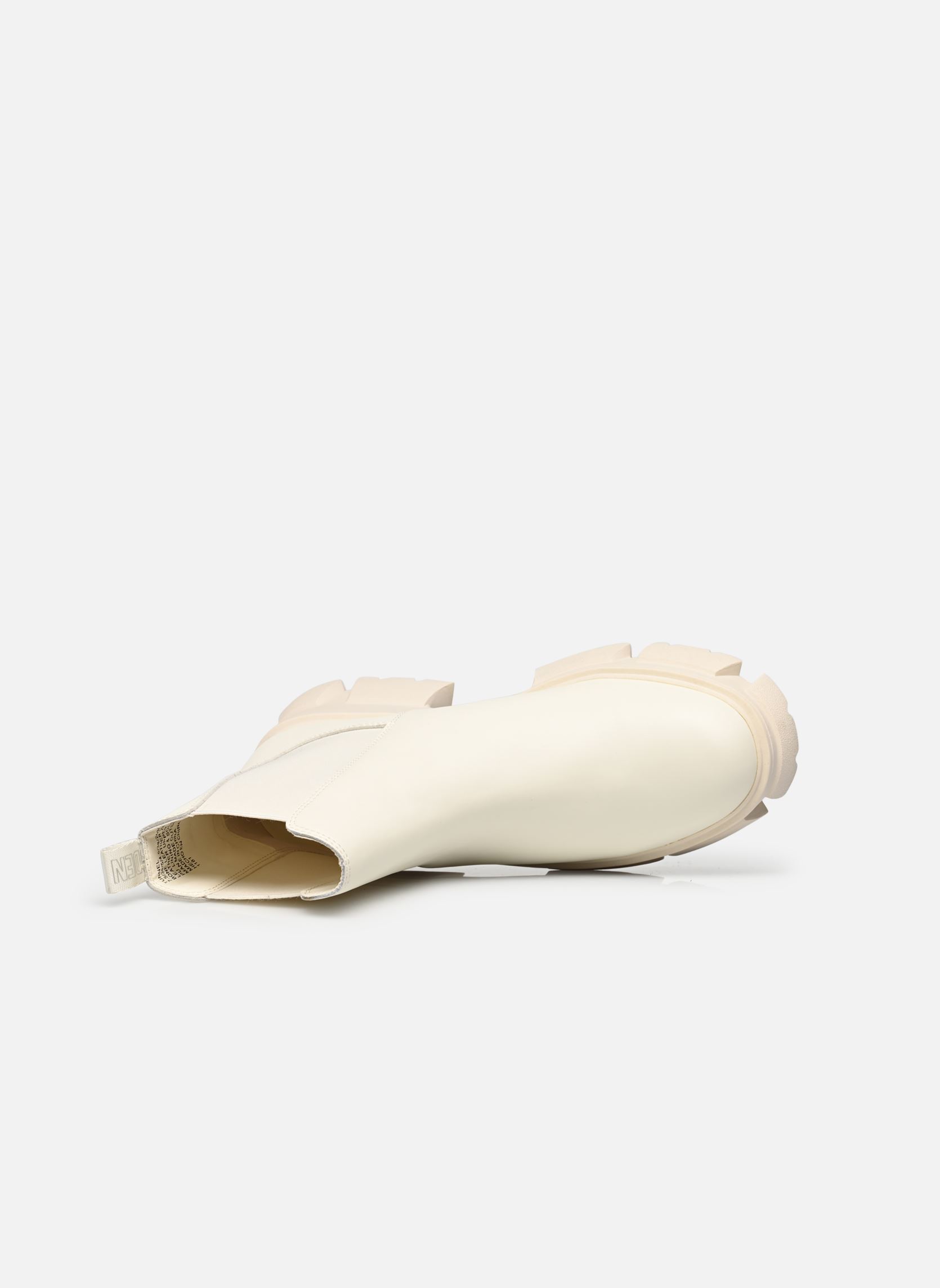 Niedrige Ankle Boots TUNNEL damen weiß Steve Madden Niedrige Ankle Boots TUNNEL damen weiß Bone Leather