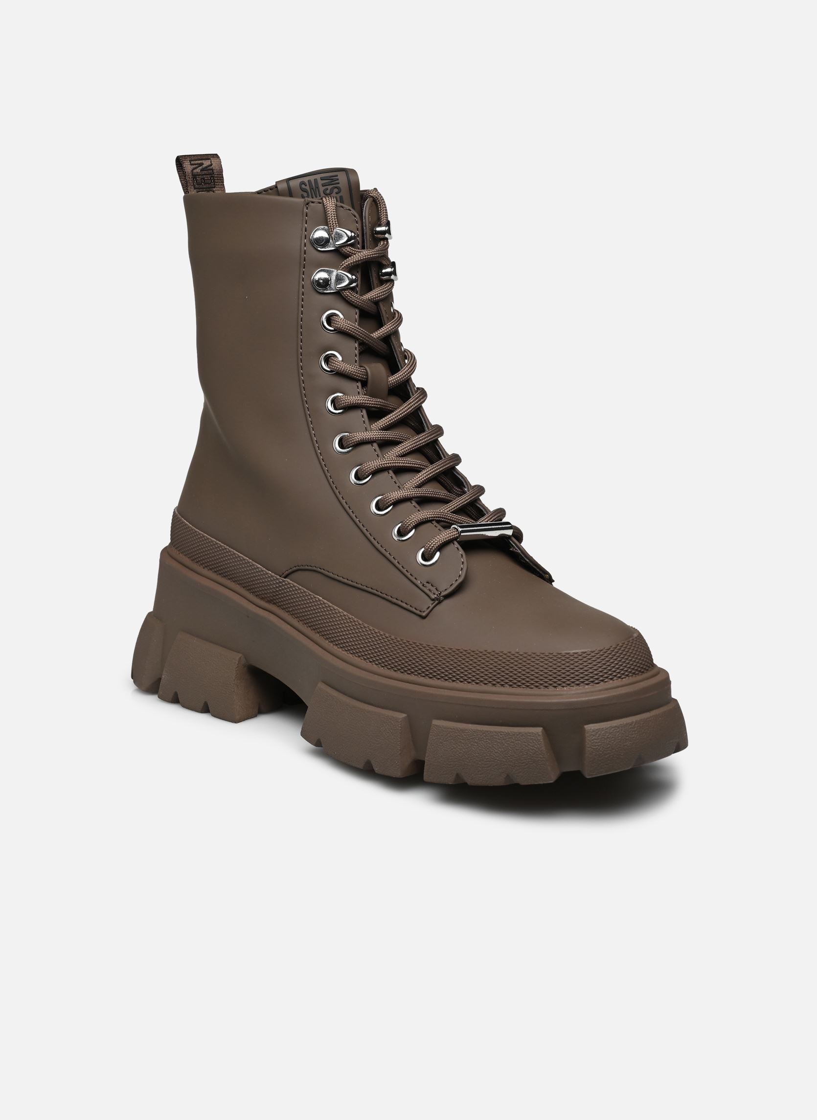 Bottines à lacets FORECAST femme marron Steve Madden Bottines à lacets FORECAST femme marron Dark Taupe