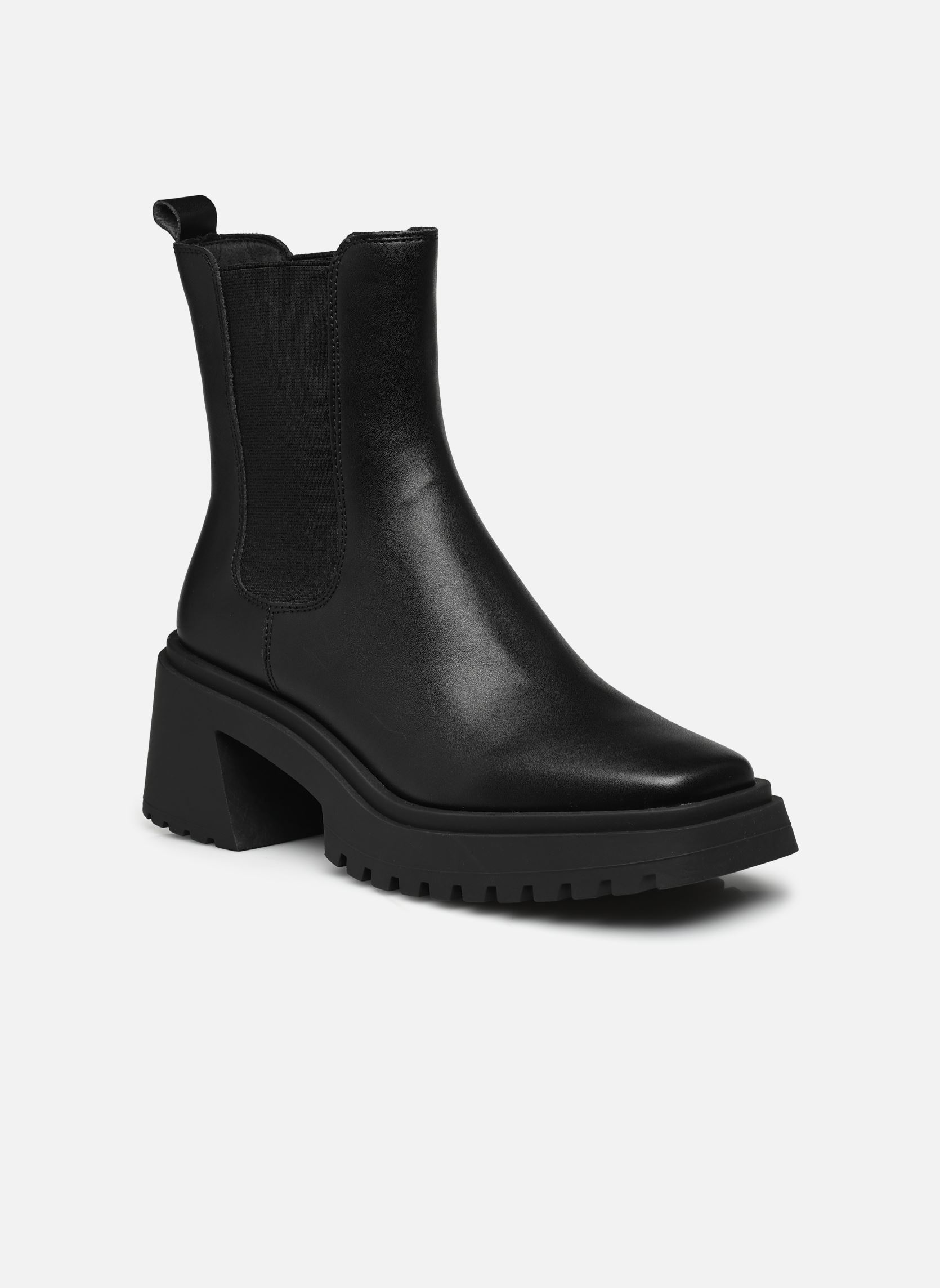 Lage enkellaarsjes PARKWAY dames zwart Steve Madden Lage enkellaarsjes PARKWAY dames zwart Black leather