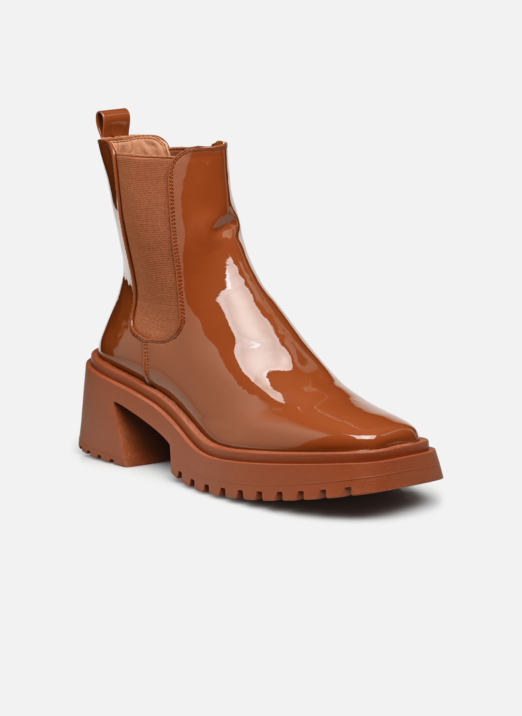 Niedrige Ankle Boots PARKWAY damen braun Steve Madden Niedrige Ankle Boots PARKWAY damen braun Cognac