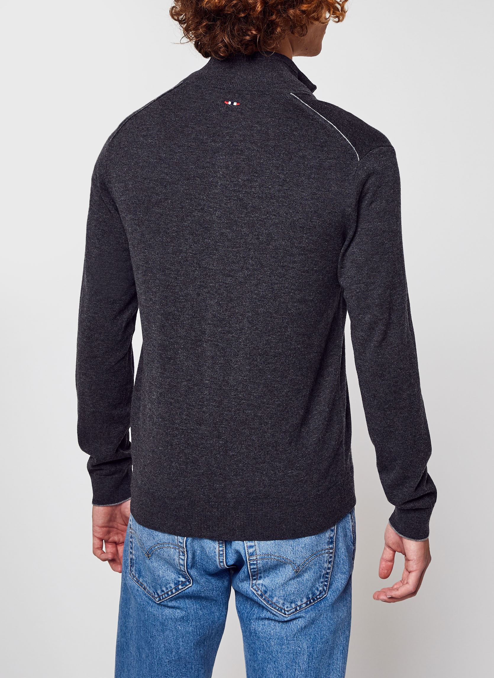 Chalecos Damavand Fz 3 hombre gris Napapijri Chalecos Damavand Fz 3 hombre gris DARK GREY MELANGE