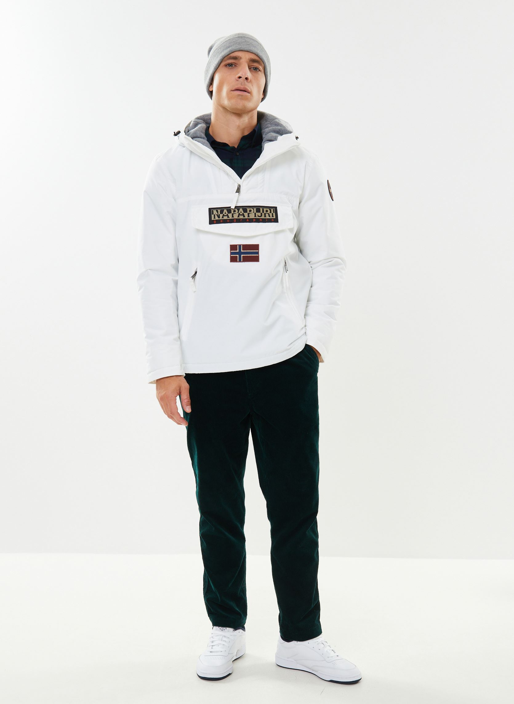 Windbreaker / Windjacken Rainforest Pocket 2 herren weiß Napapijri Windbreaker / Windjacken Rainforest Pocket 2 herren weiß Bright white