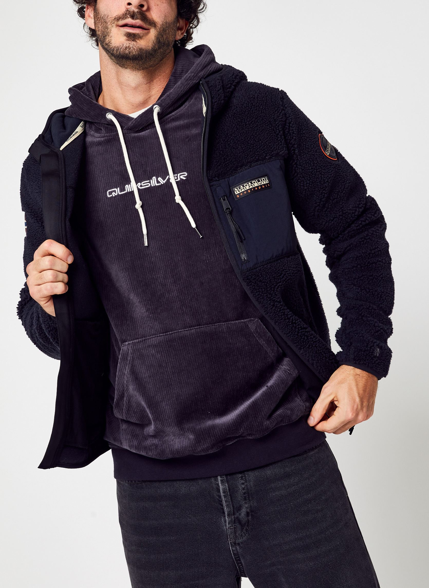 Veste Polaire Noire Homme Karrimor Taille M - Occasion Parfait État - Randonnée