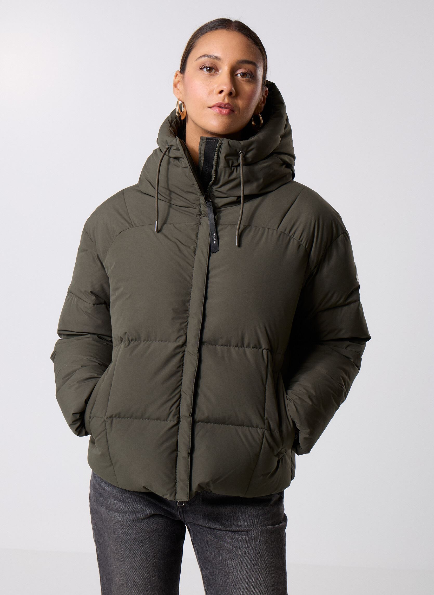 Doudounes HARMONIE femme vert Pyrenex Doudounes HARMONIE femme vert DEEP KHAKI